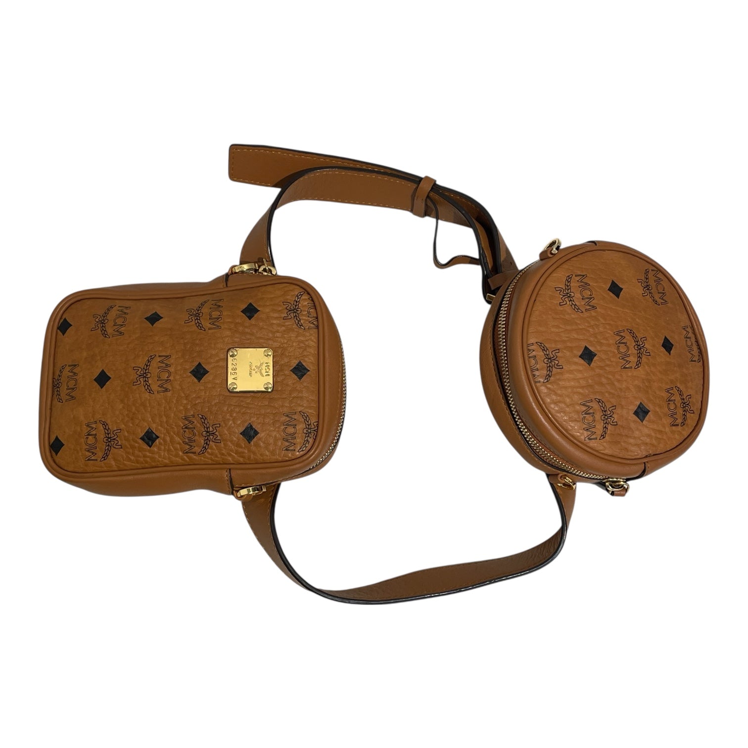 MCM/Fanny Pack/Monogram/Leather/CML/Essential Belt Bag view 3