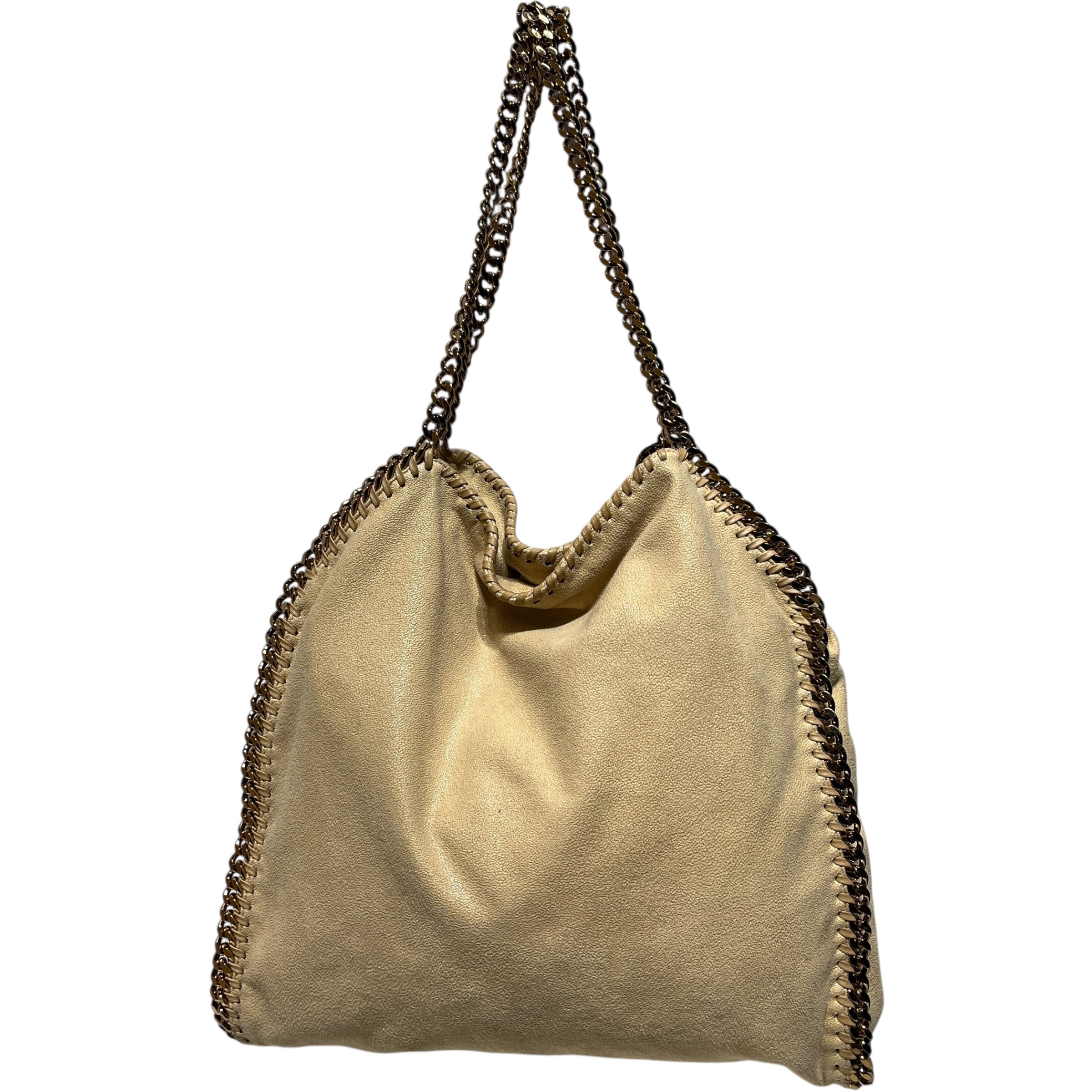 STELLAMcCARTNEY/Hand Bag/Suede/BEG/Falabella Gold Hardware view 3