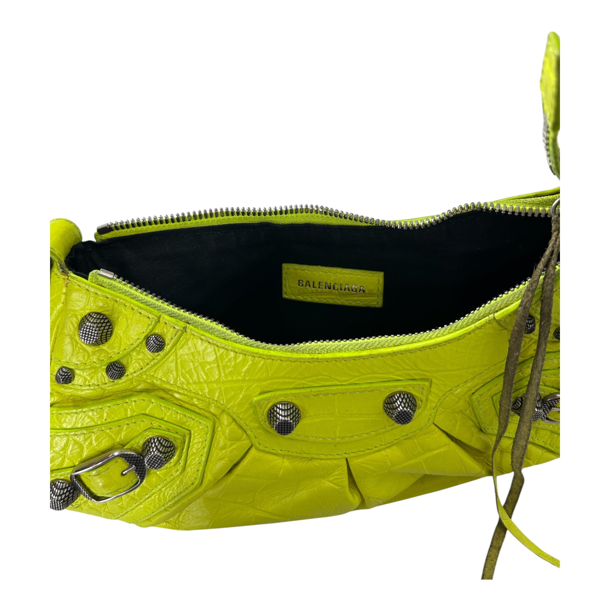 BALENCIAGA/Hand Bag/Leather/YEL/LE CAGOLE NEON view 6