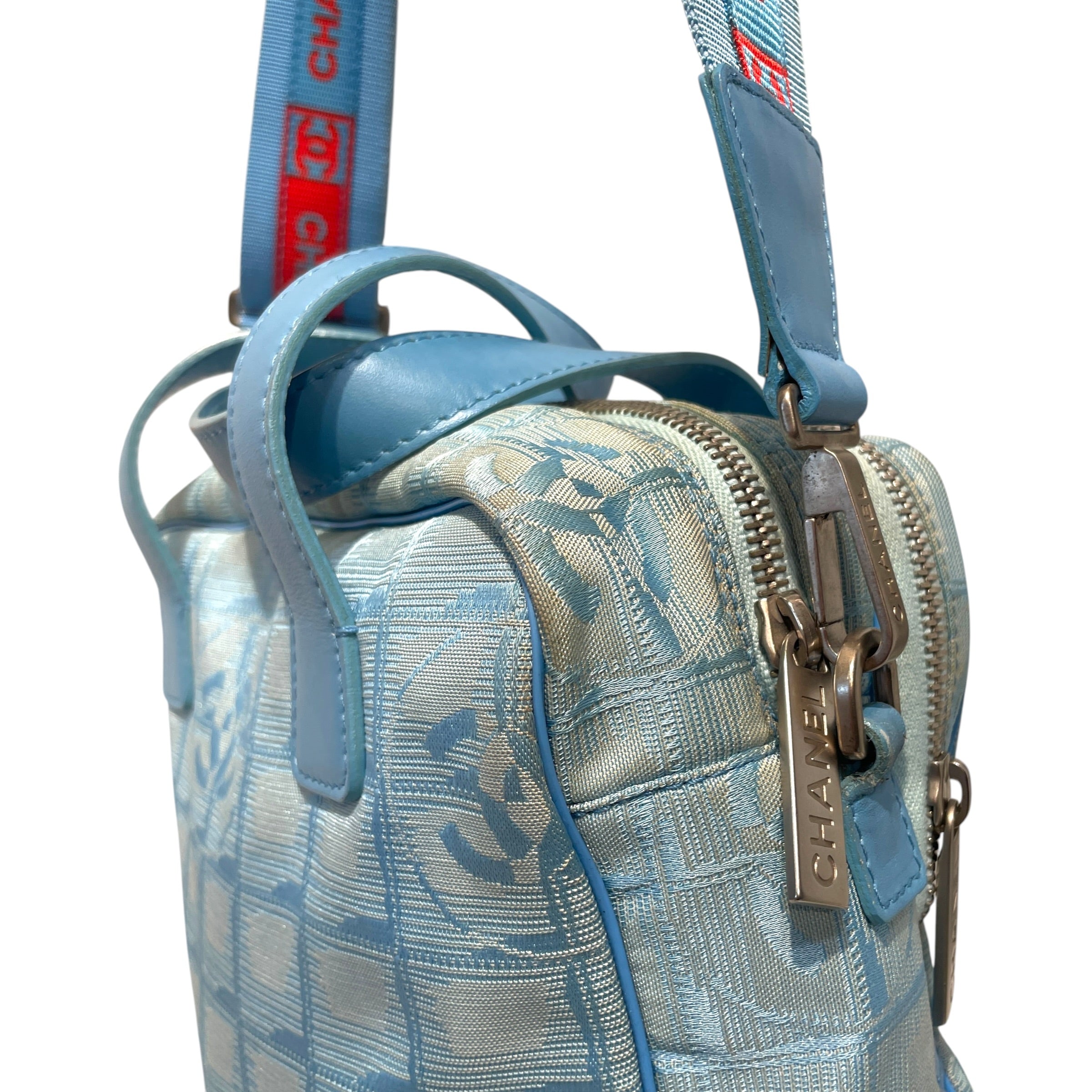 CHANEL/Cross Body Bag/Nylon/BLU/Travel Line view 5