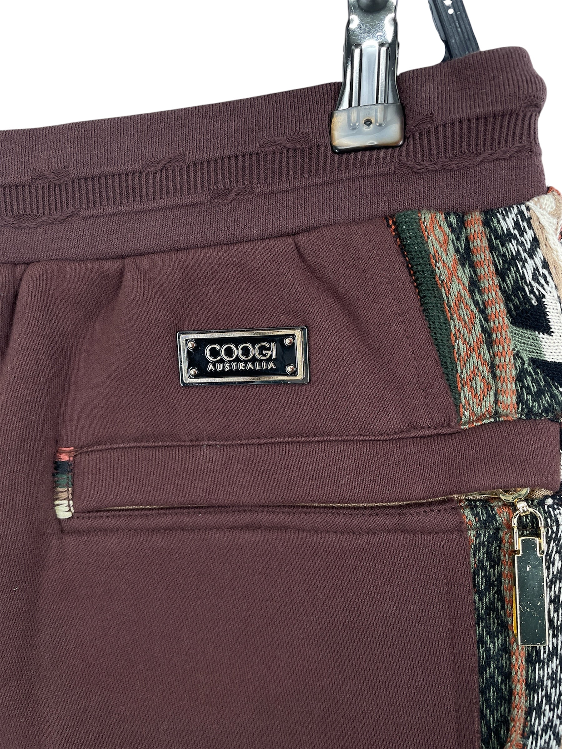 COOGI/Straight Pants/M/Cotton/BRW/FLEECE PANTS\ ZIPPER POCKETS view 4