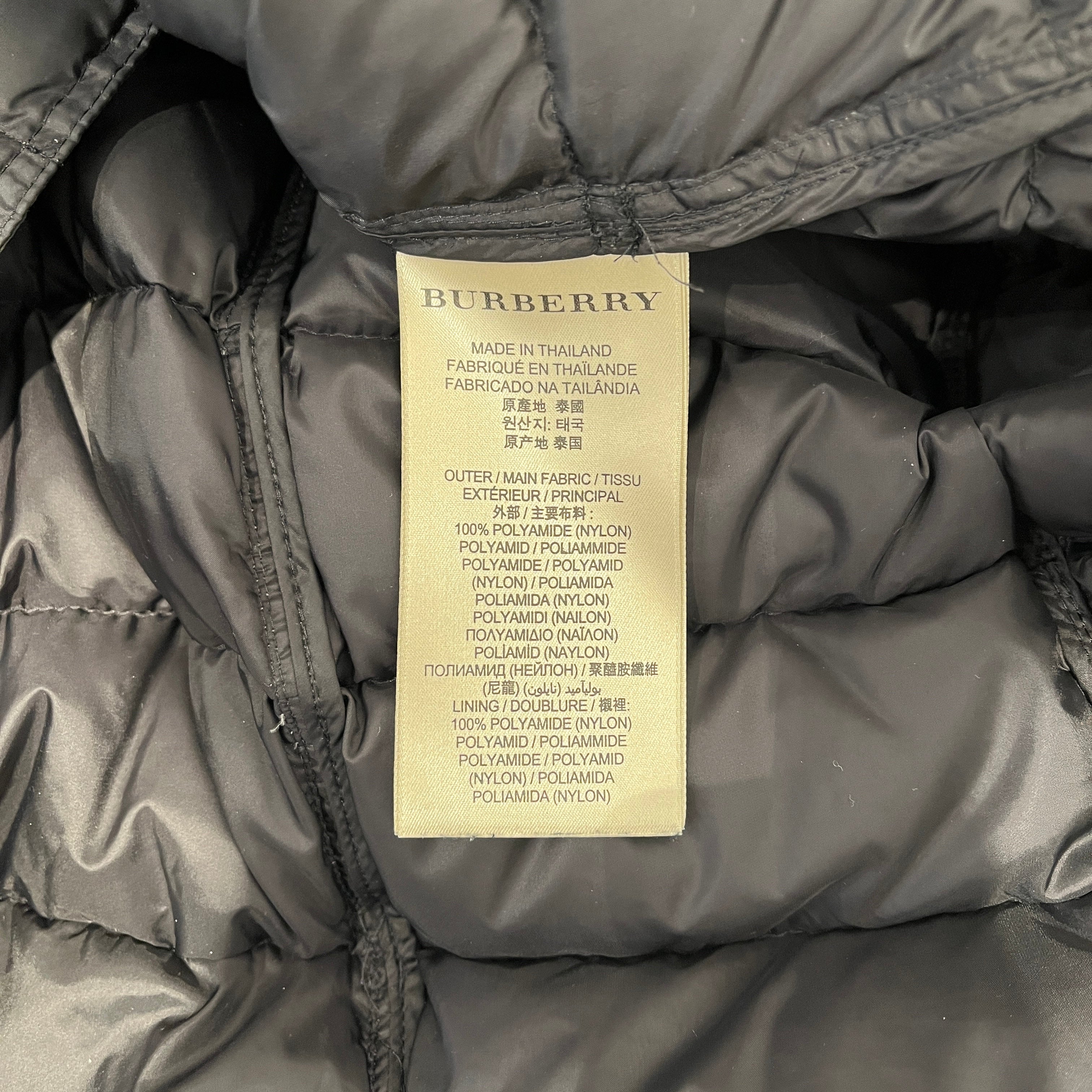 BURBERRY BRIT/Jacket/M/BLK/PUFFER COAT view 6