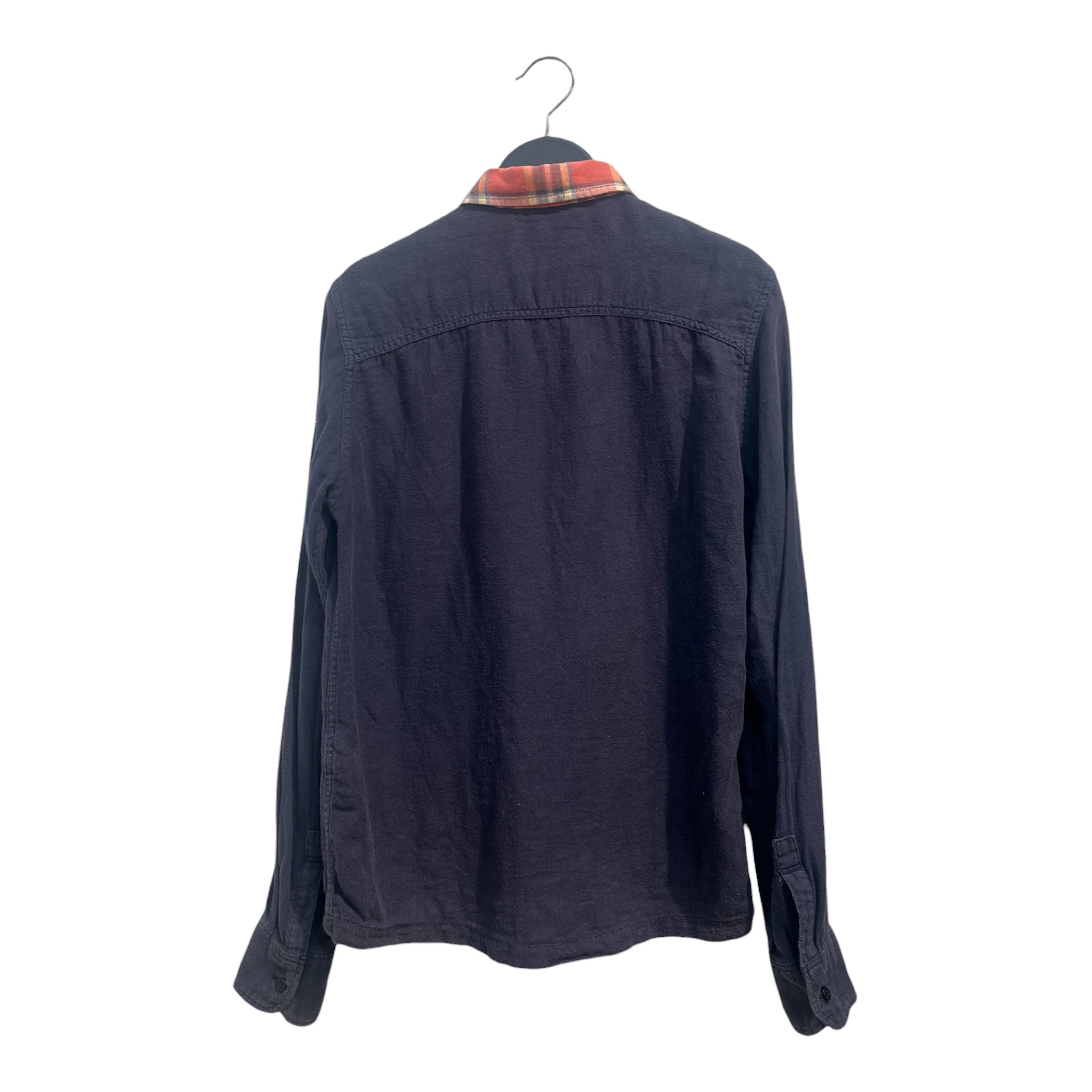 HYSTERIC GLAMOUR/Flannel Shirt/S/Cotton/NVY/plaid color view 2