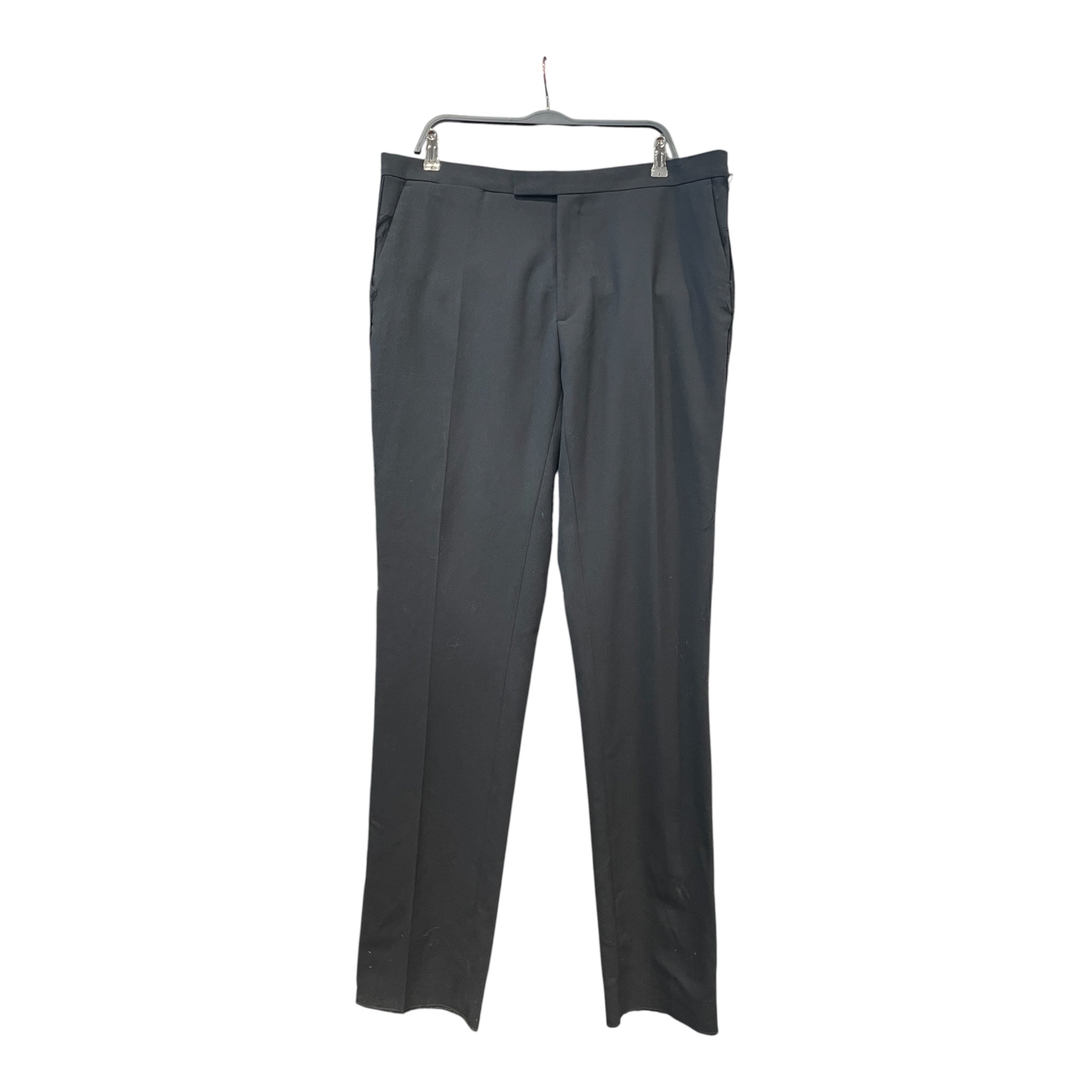 RAF SIMONS/Slacks/54/Cotton/BLK/SATINSIDES view 1