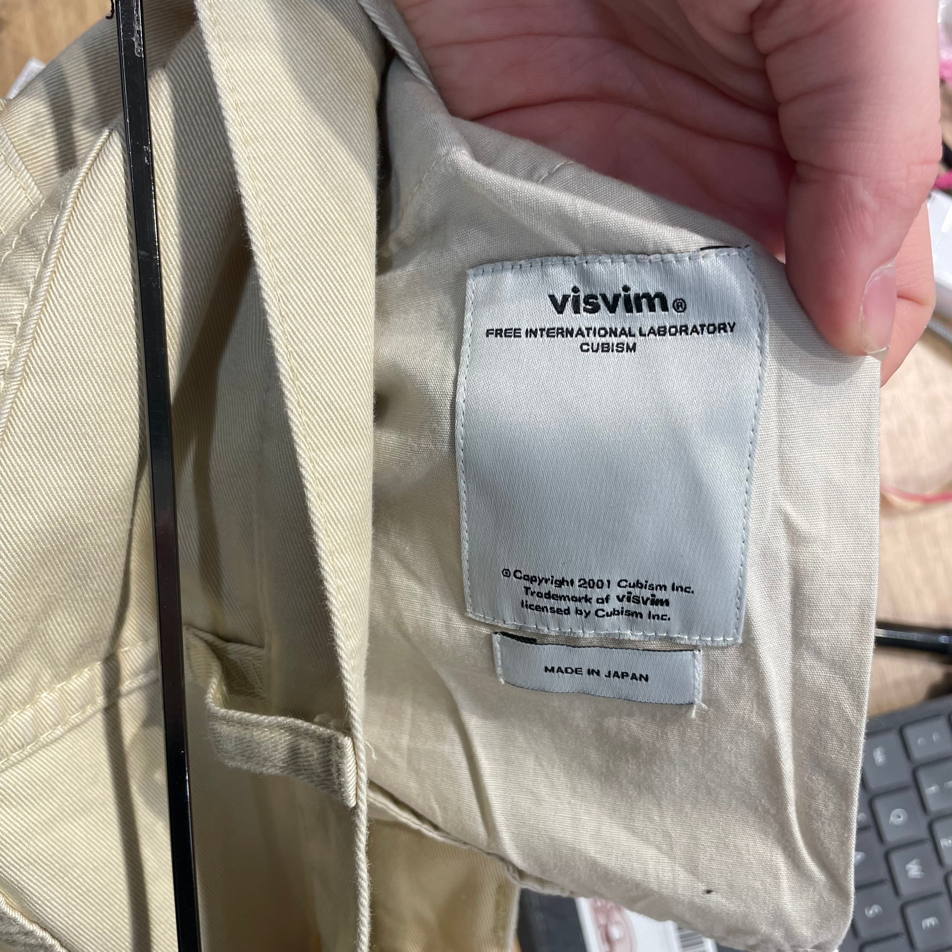 visvim/Straight Pants/1/Cotton/BEG/tan chinos view 3