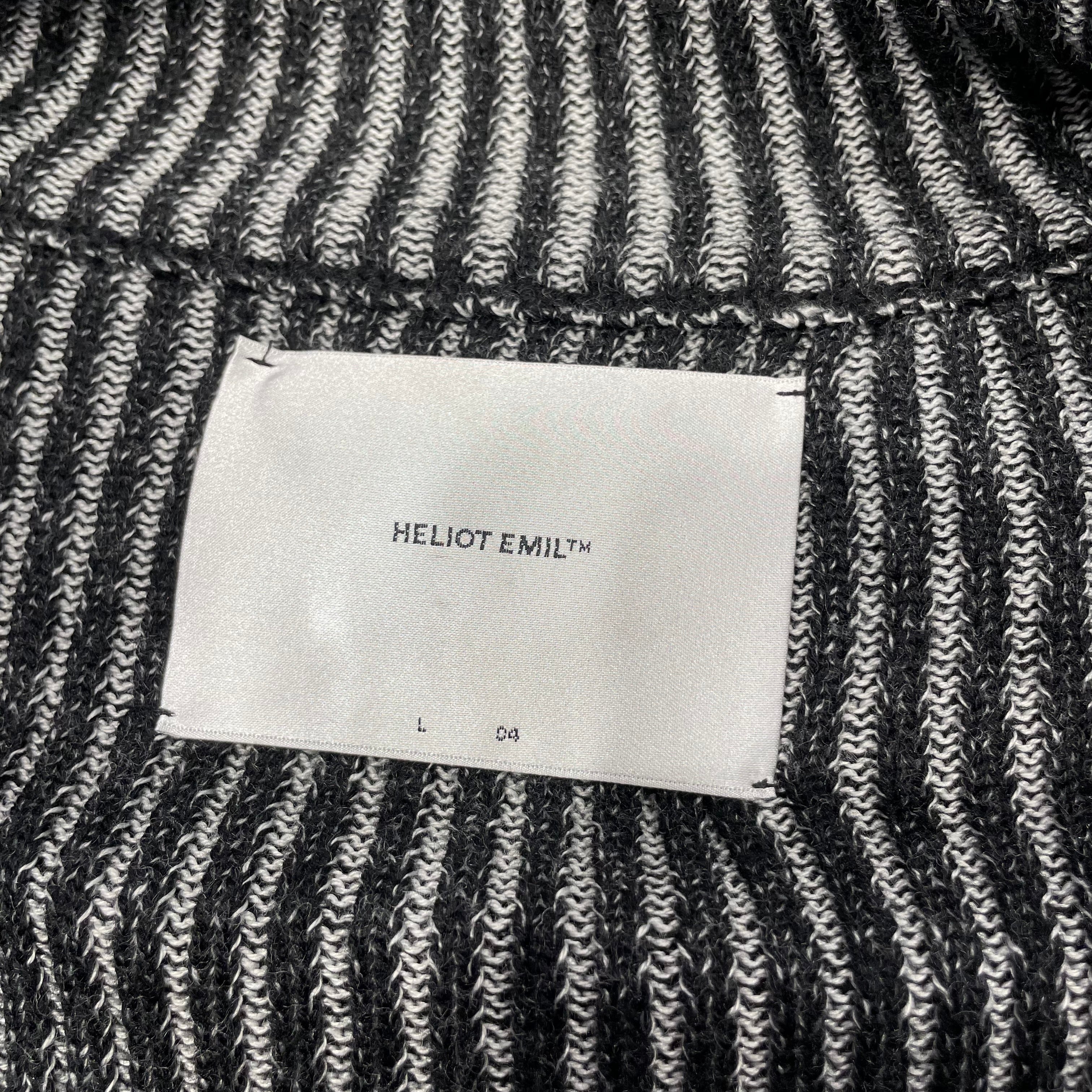 HELIOT EMIL/Heavy Cardigan/L/GRY/HARDWARE ACCENTS view 5