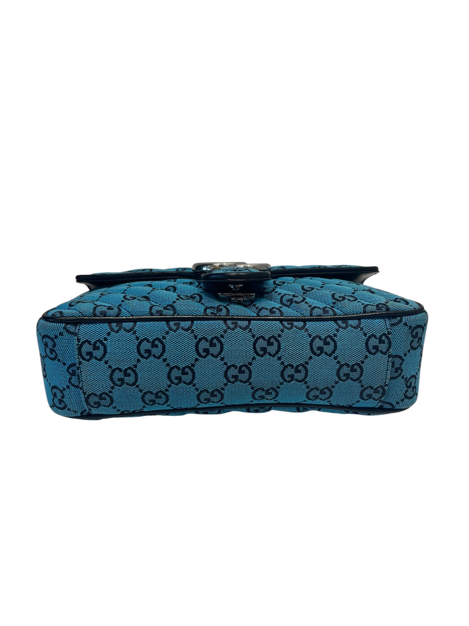 GUCCI/Cross Body Bag/Monogram/Cotton/BLU/443497520981 view 4