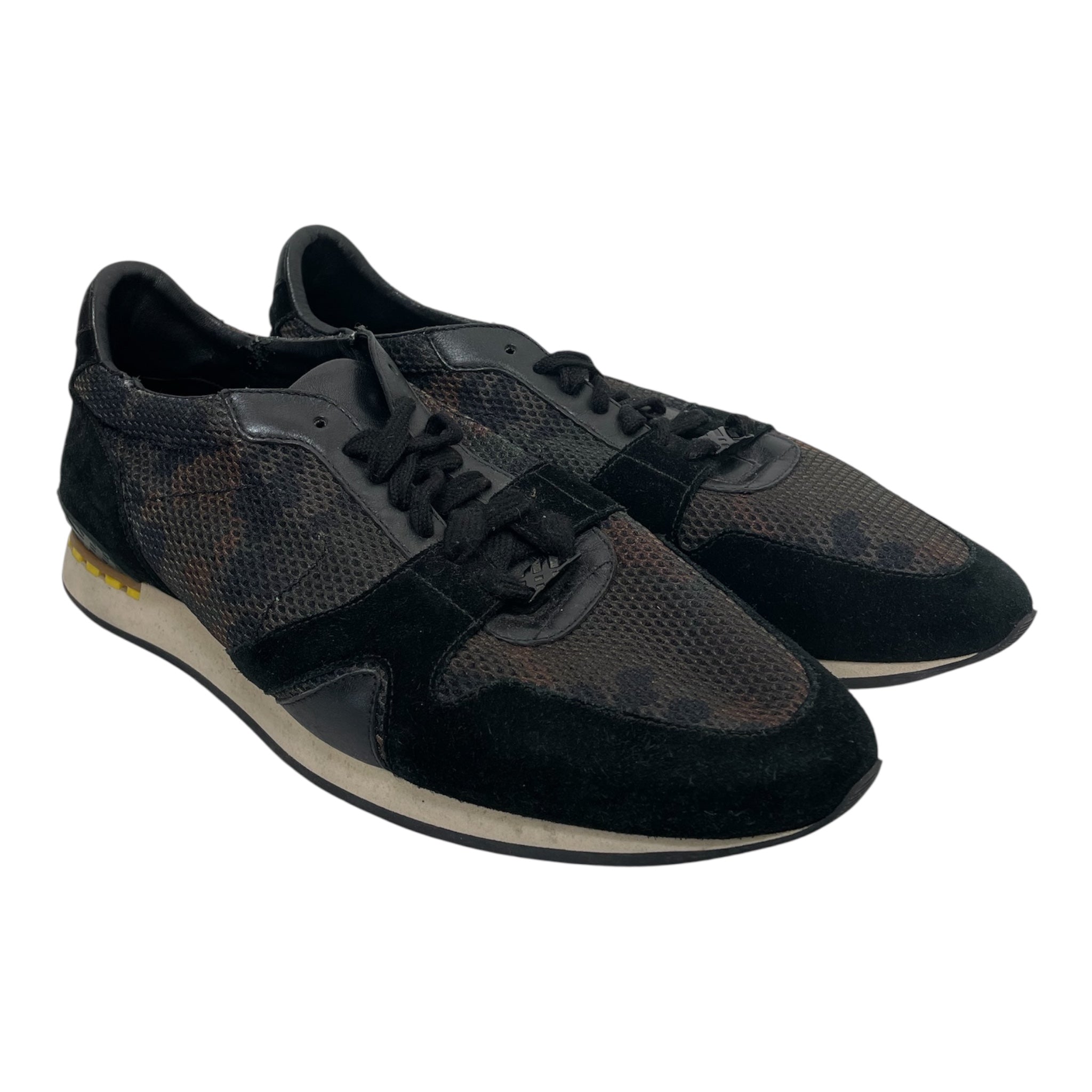 BURBERRY/Low-Sneakers/EU 41/Camouflage/BLK/MESH/SUEDE view 1