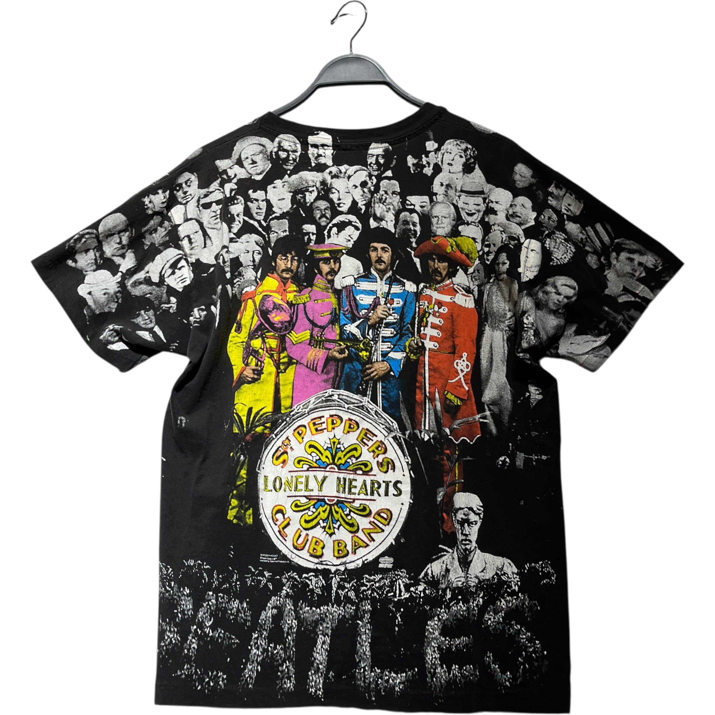 Vintage/LS T-Shirt/L/Cotton/BLK/90s beatles view 3