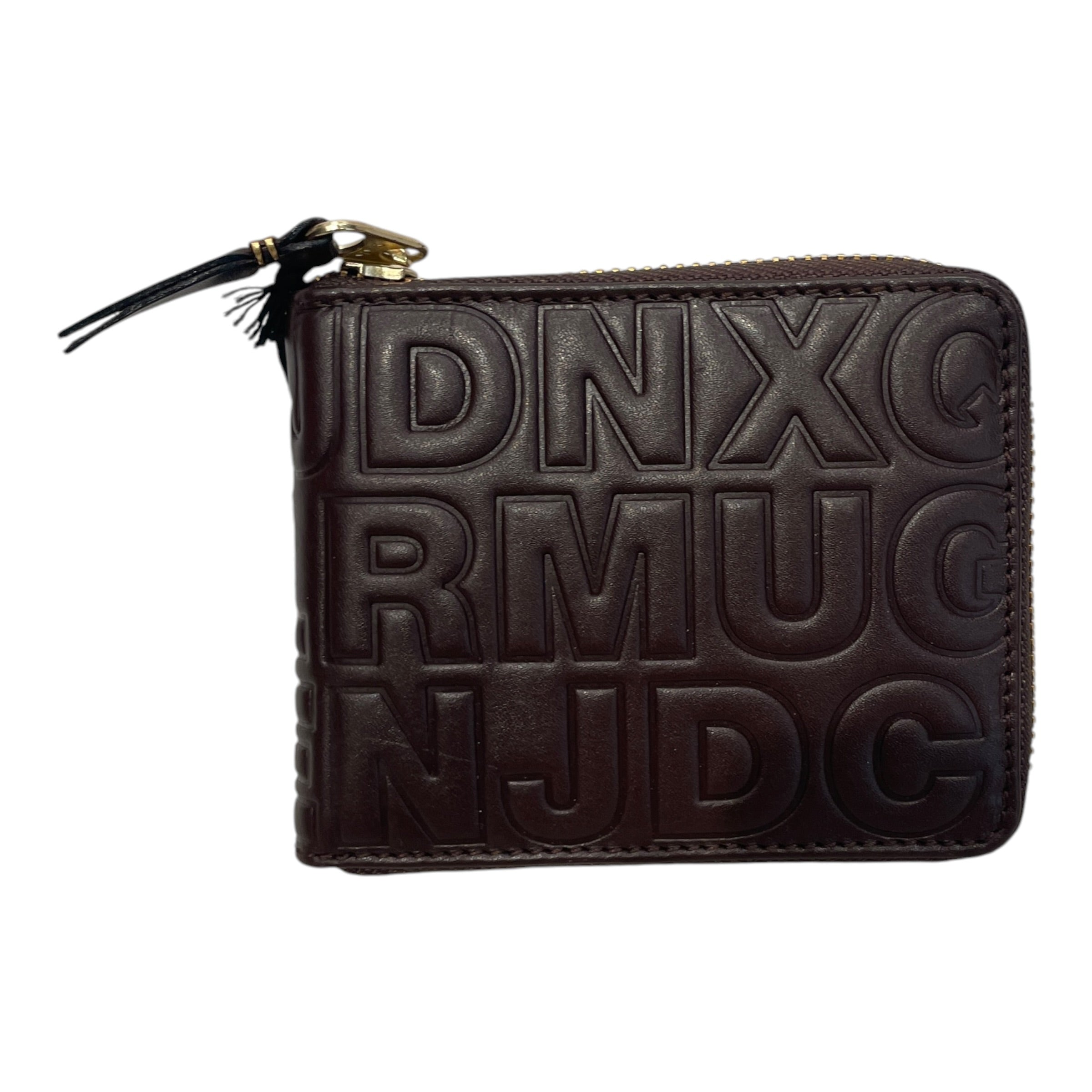 COMME des GARCONS/Wallet/Monogram/Leather/BRW/LETTER MONOGRAM view 2