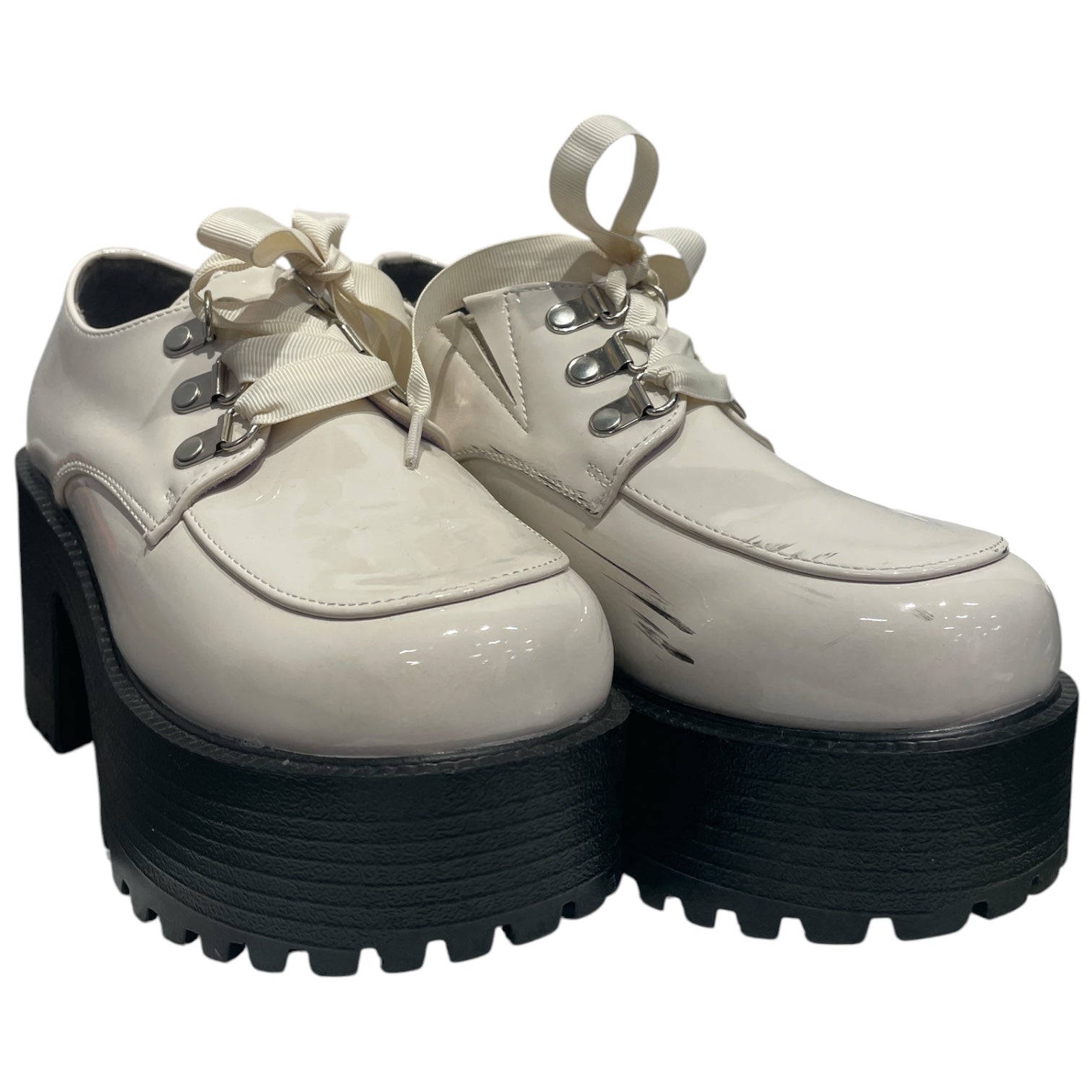 YOSUKE/Shoes/M/Leather/CRM/Chunky Heel/YOSUKE PLATFORM SHOE view 1