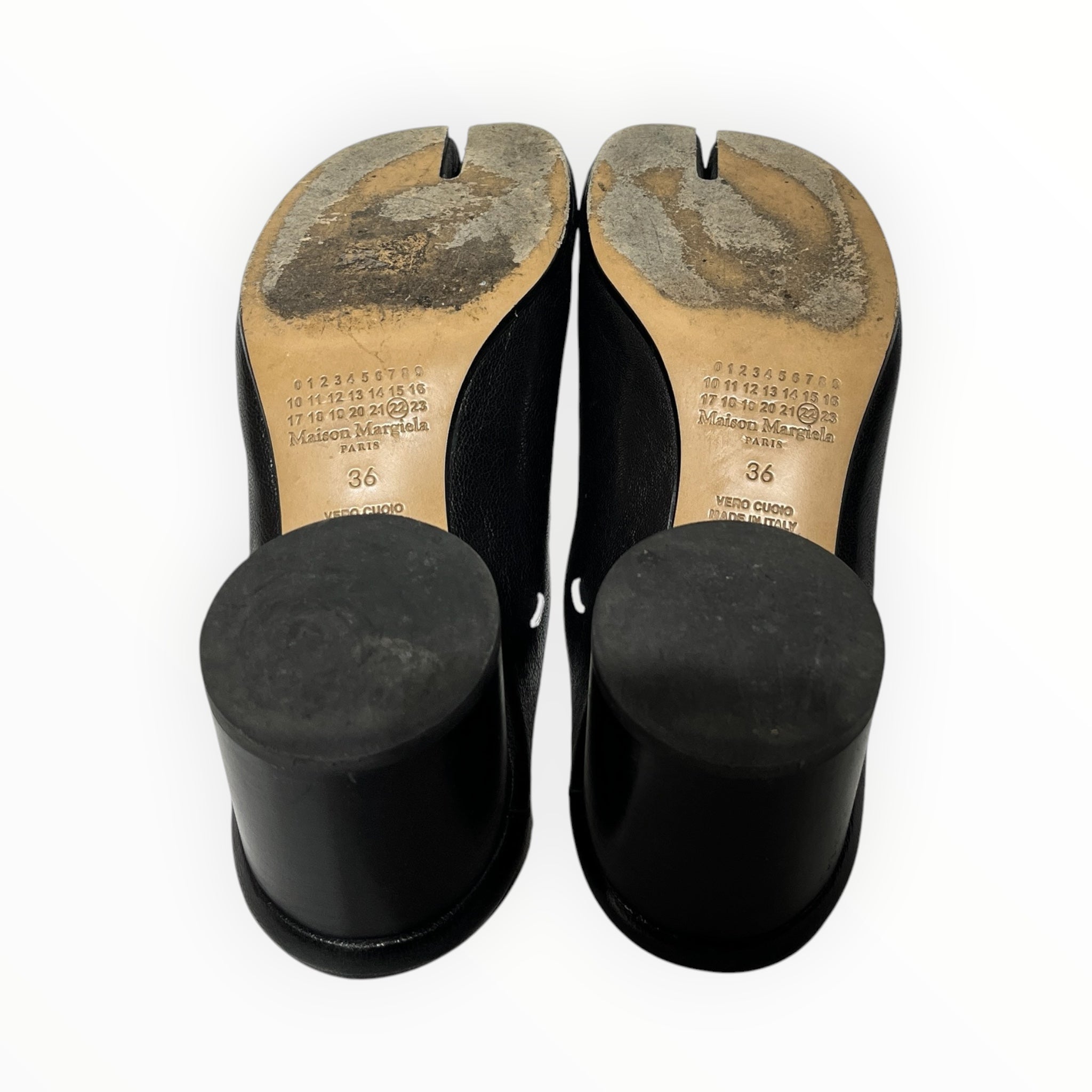 Maison Margiela/Heels/US 5.5/Leather/BLK/ view 4