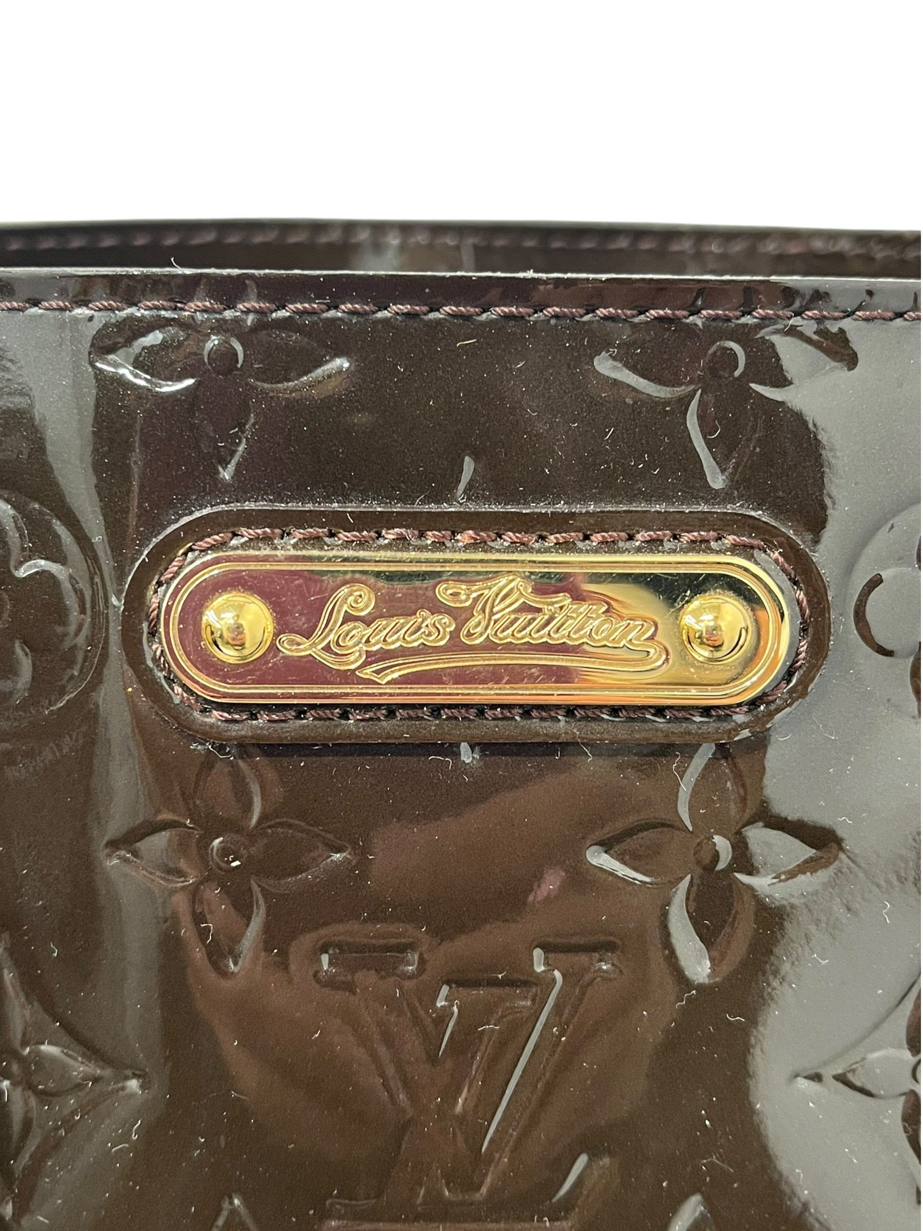LOUIS VUITTON/Bag/Monogram/Leather/BLK/VERNIS WILSHIRE MONOGRAM TOTE view 6
