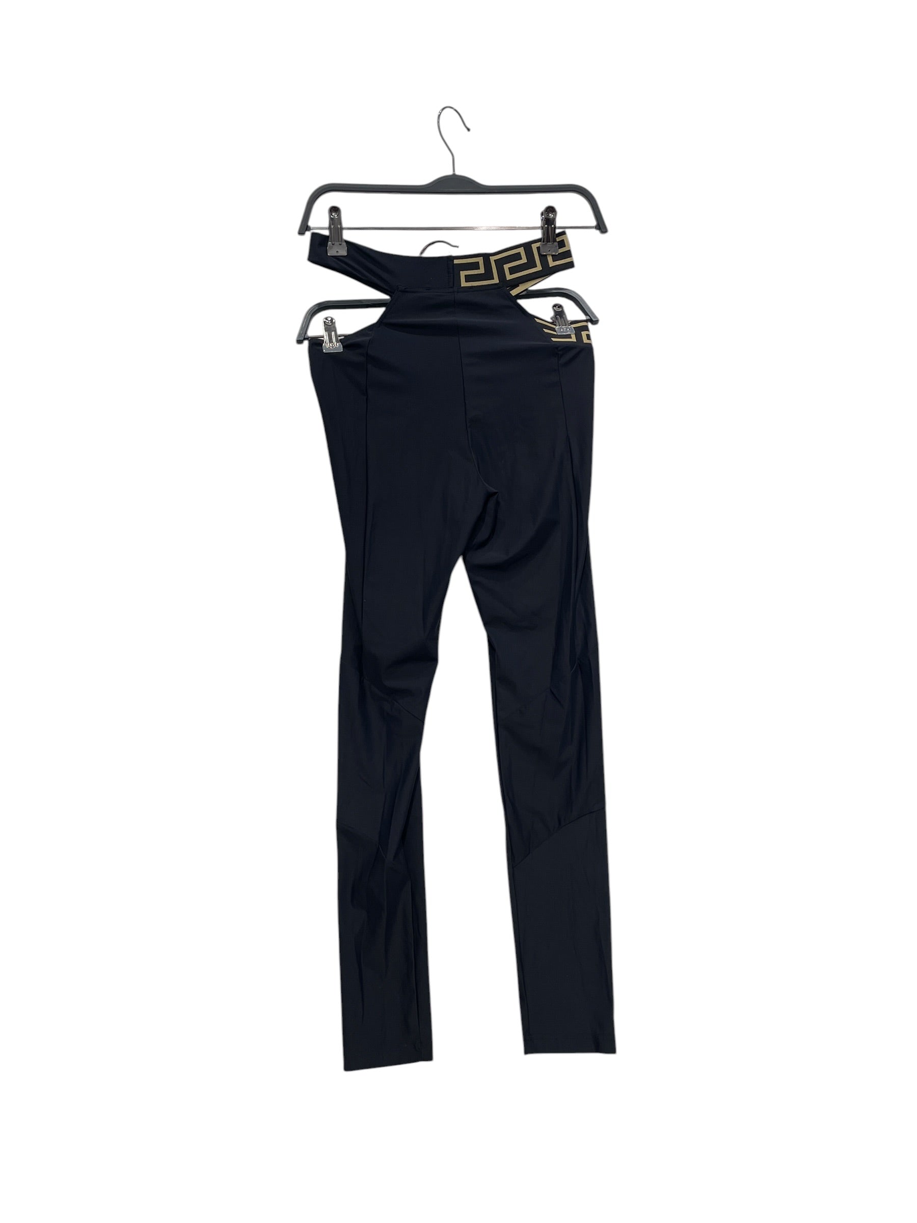 VERSACE/Bottoms/M/Nylon/BLK/leggings/GRECA-JACQUARD view 2