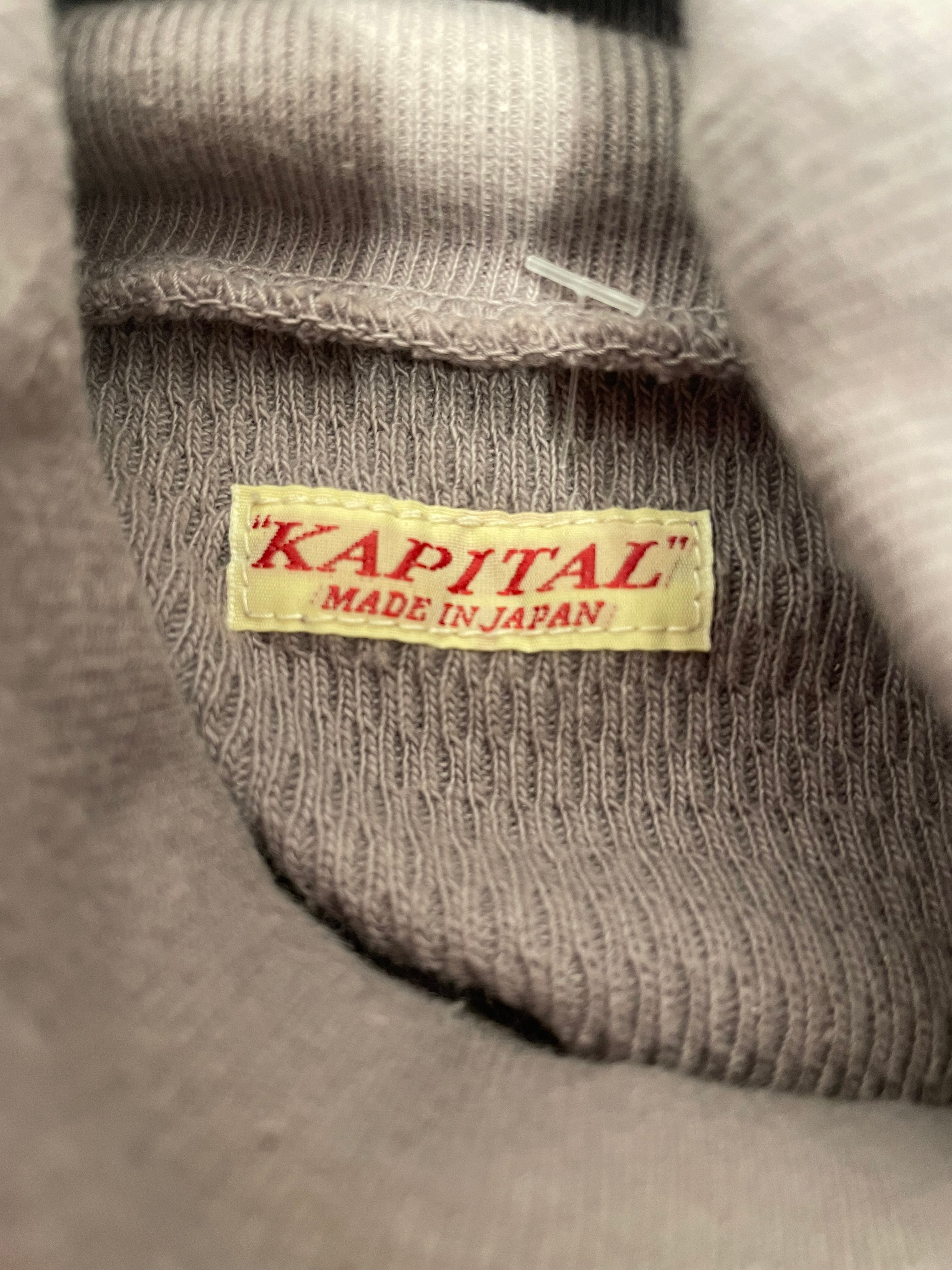 KAPITAL/LS T-Shirt/3/Cotton/PPL/Peace Embroidered Turtle Neck view 3