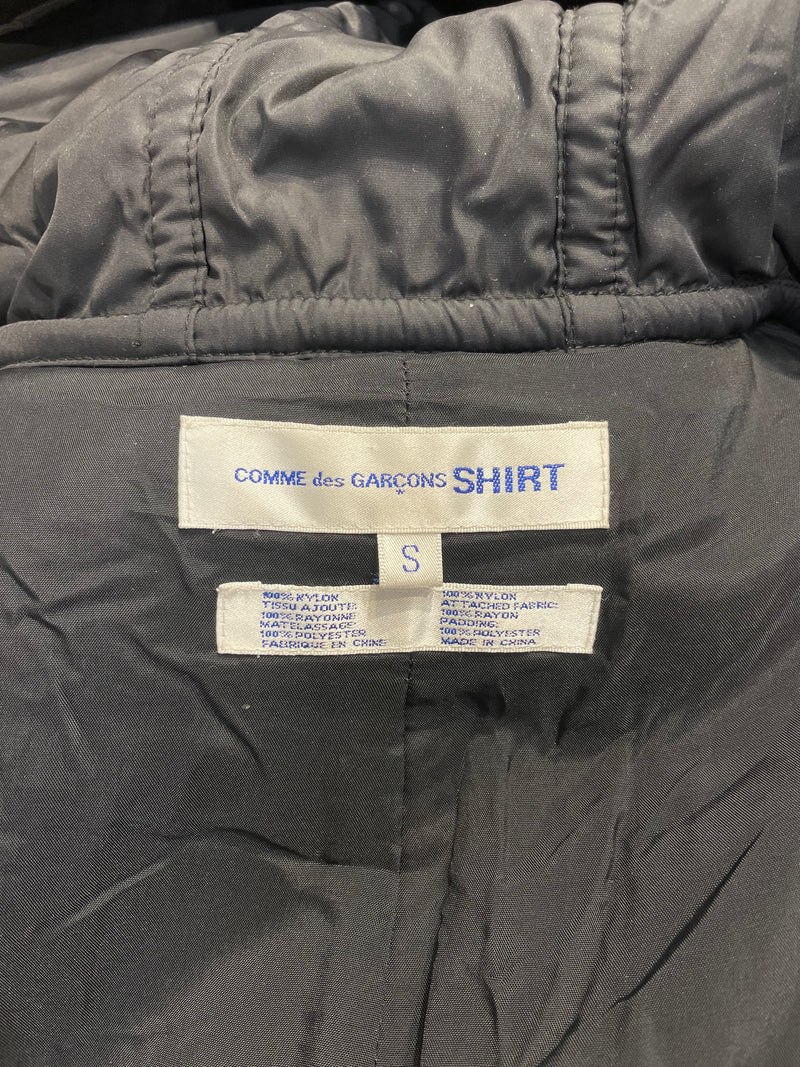 COMME des GARCONS SHIRT/Duffle Coat/S/Black/Nylon/