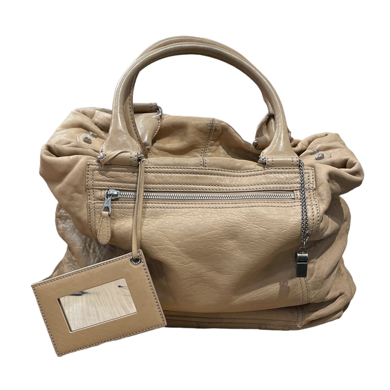 BALENCIAGA/Hand Bag/Leather/BEG/CITY BAG