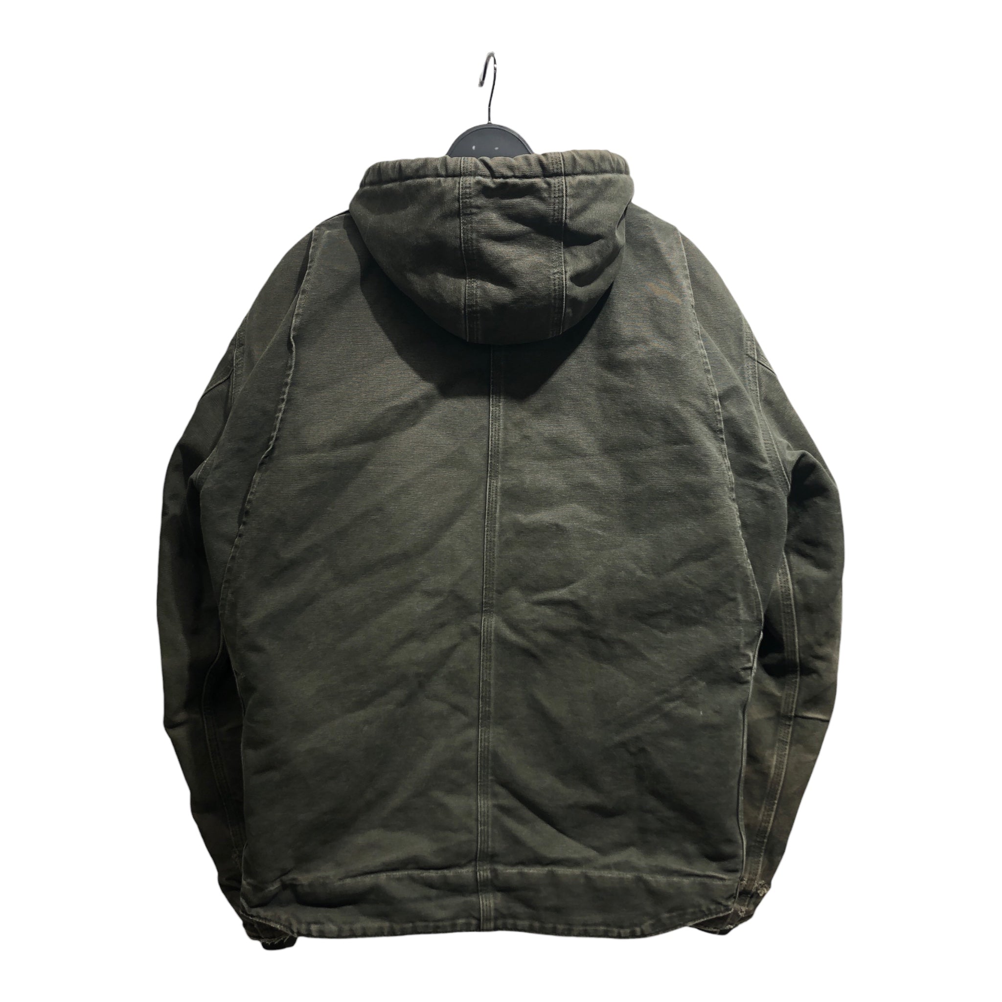 Carhartt/Coverall/L/Cotton/GRN/faded green with sherpa lining view 2