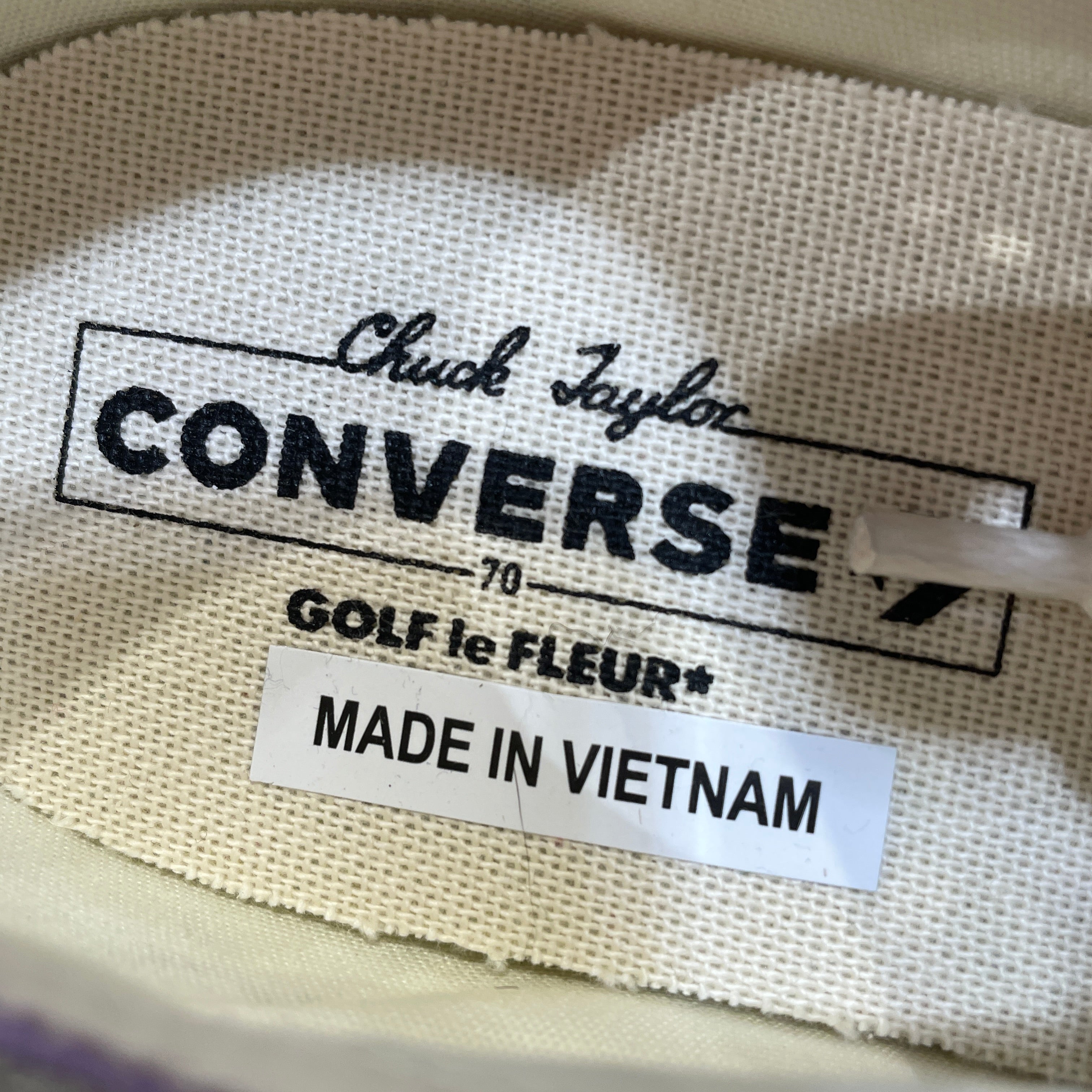 CONVERSE/Golf Le Fleur(Le Fleur)/Low-Sneakers/US 8/Cotton/PPL/chuck low darryl dachshu view 4