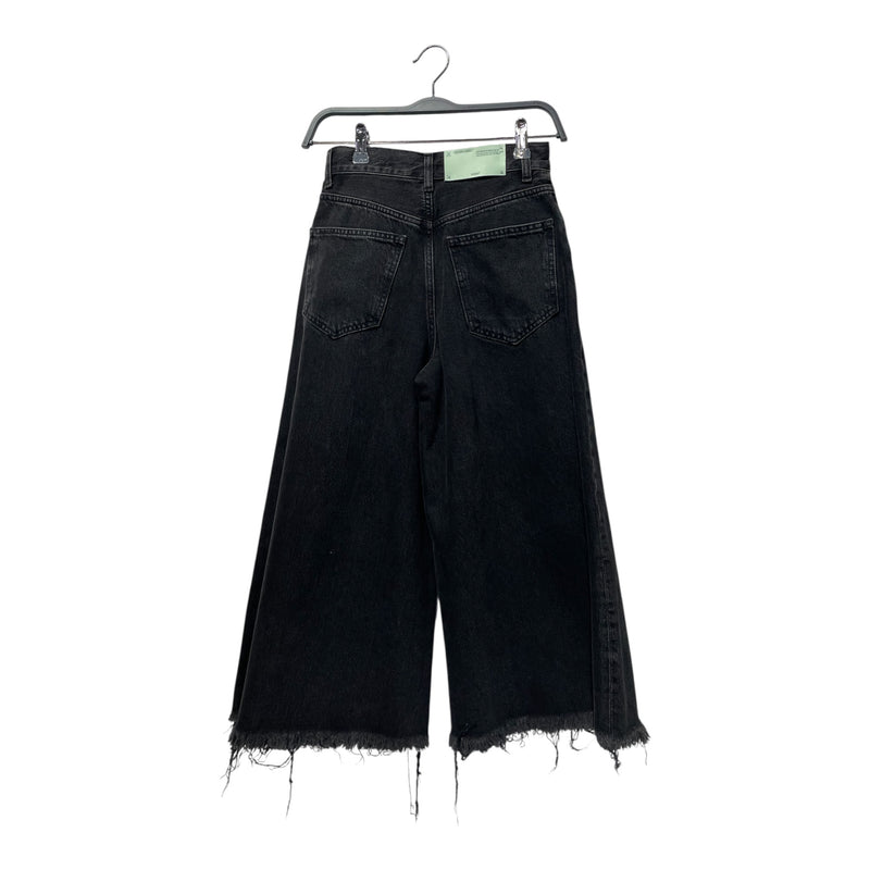 OFF-WHITE/Shorts/25/Denim/BLK/CULOTTES