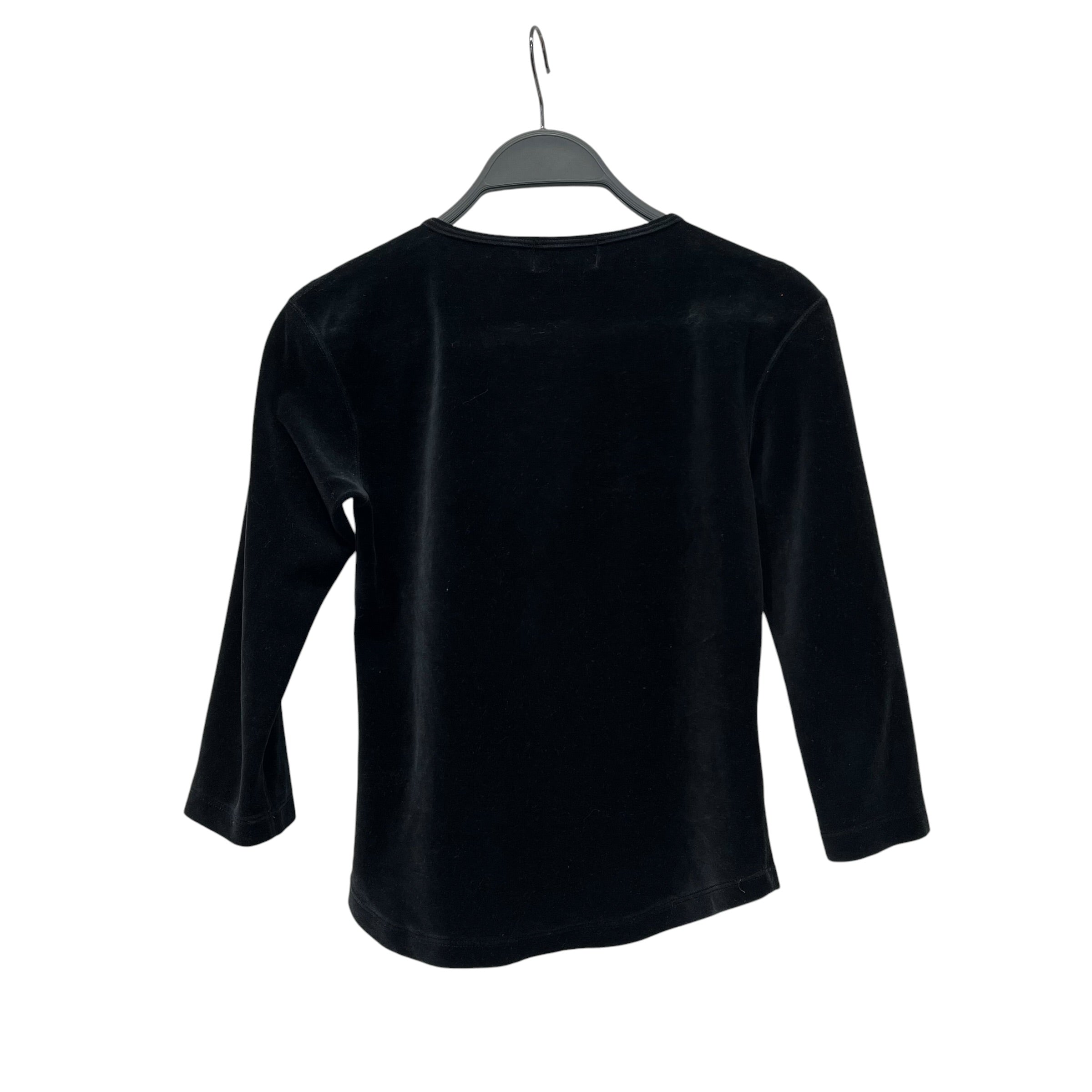 Vivienne Westwood RED LABEL/LS T-Shirt/2/Velour/BLK/ view 2