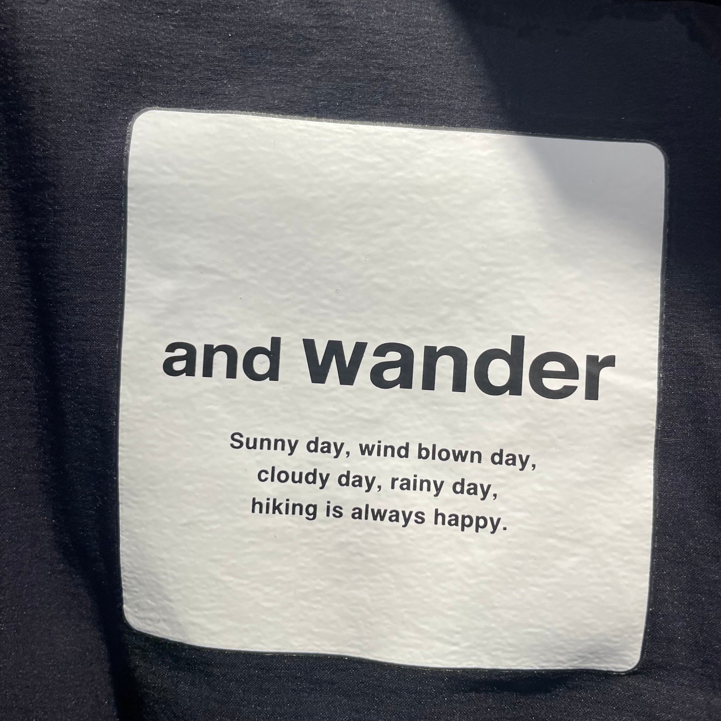 and wander/Puffer Jkt/2/Nylon/BLK/ view 3