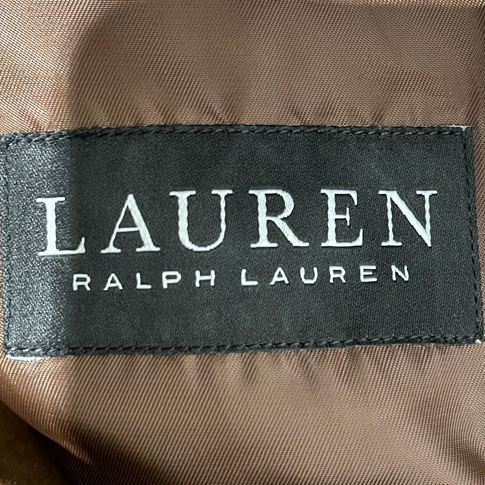 LAUREN RALPH LAUREN/Coat/40.5/Wool/CML/made in egypt, italian fabric view 3