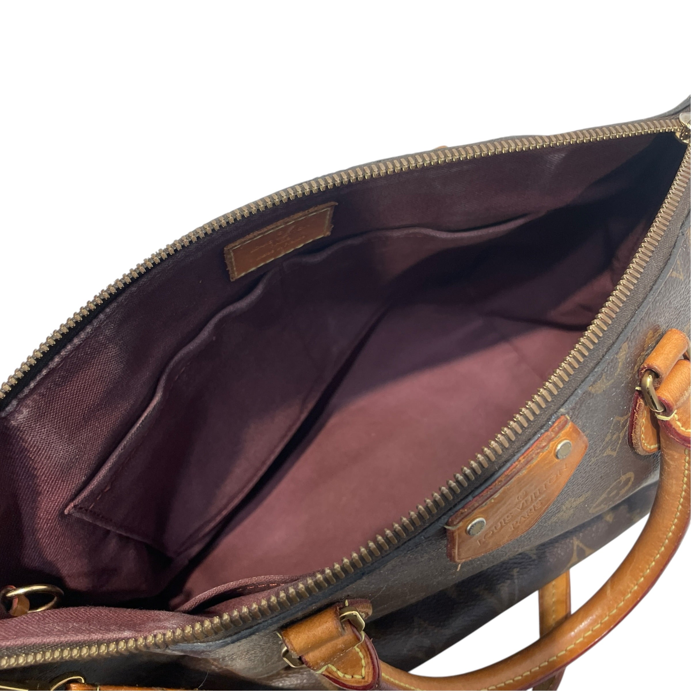 LOUIS VUITTON/Hand Bag/Monogram/Leather/BRW/Turenne MM Handbag Cowhide view 4
