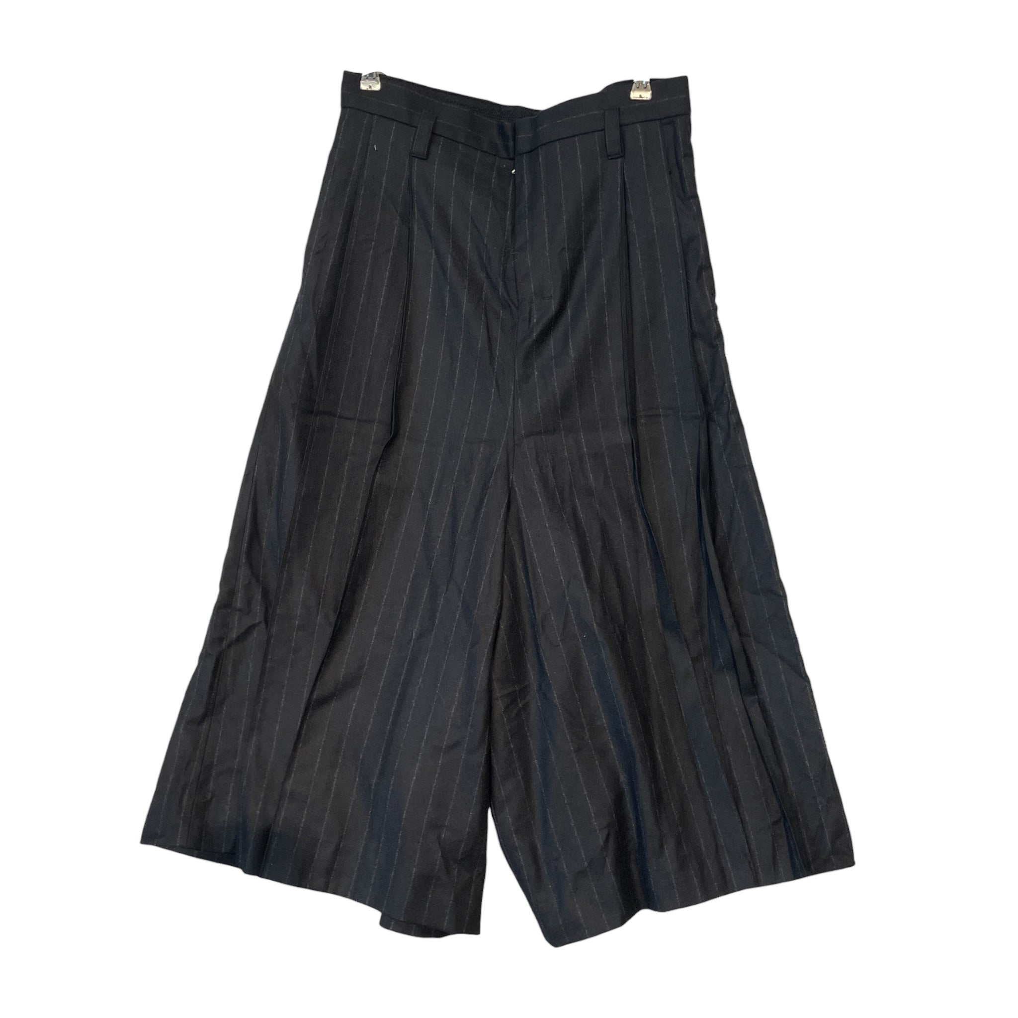 SHINYA KOZUKA/Pants/M/Wool/BLK/PINSTRIPE PLEAT view 1