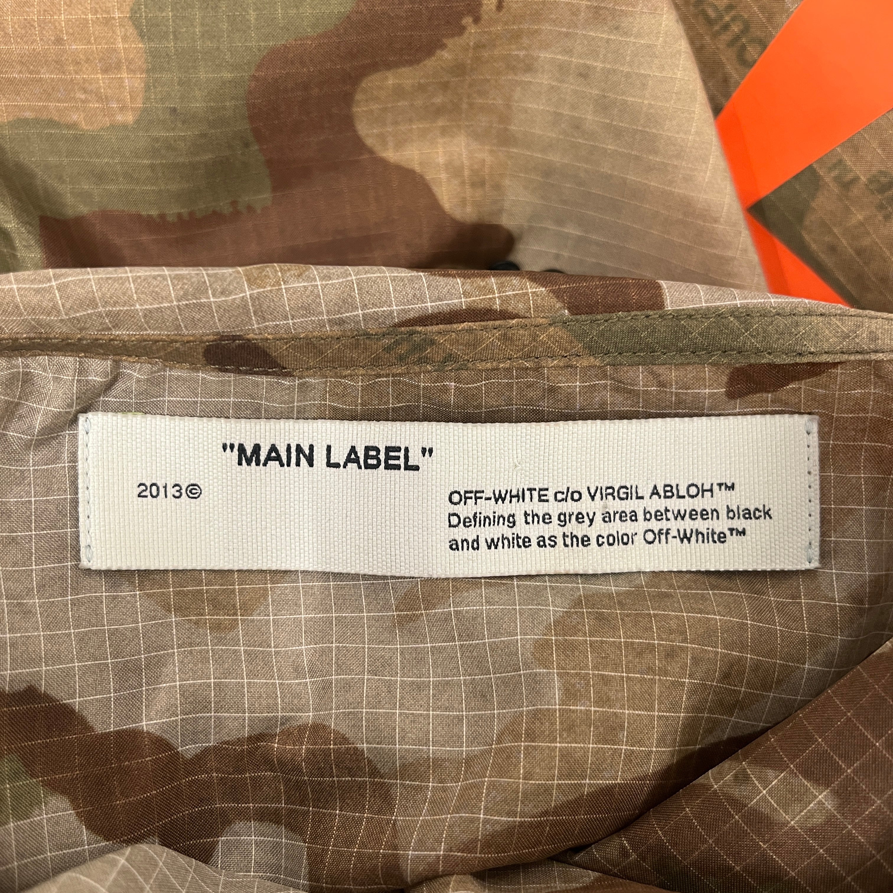 OFF-WHITE/Windbreaker/L/Nylon/GRN/Camouflage/Camo Windbreaker view 3