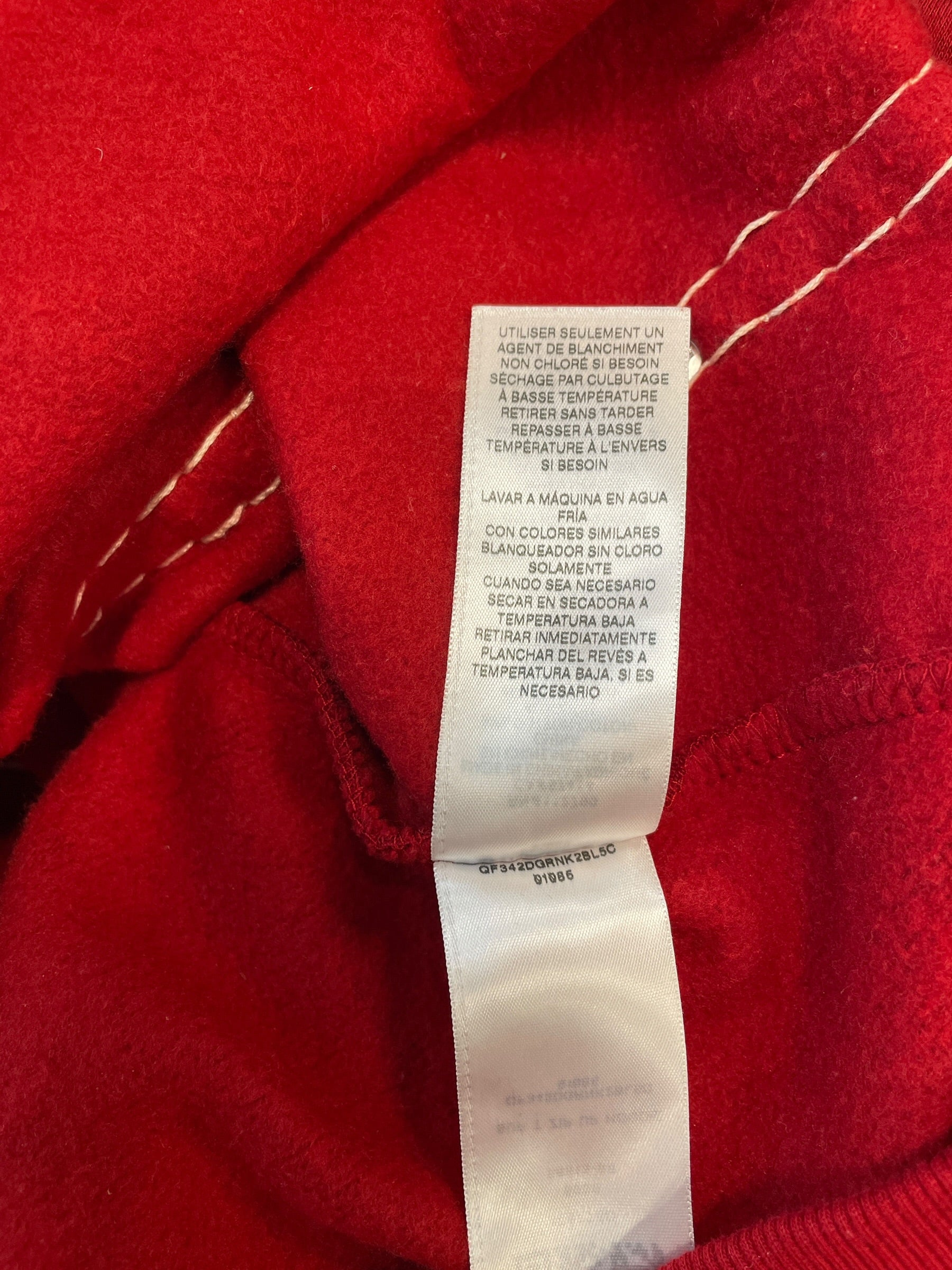 TRUE RELIGION/Hoodie/Cotton/RED/WHITE ACCENT STITCHING view 6