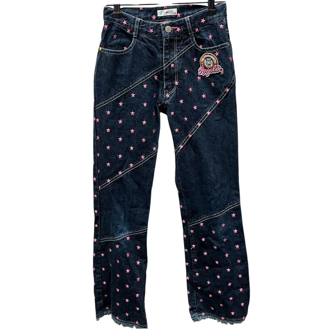 ANGEL BLUE/Skinny Pants/M/All Over Print/Denim/NVY/Star Denim view 1