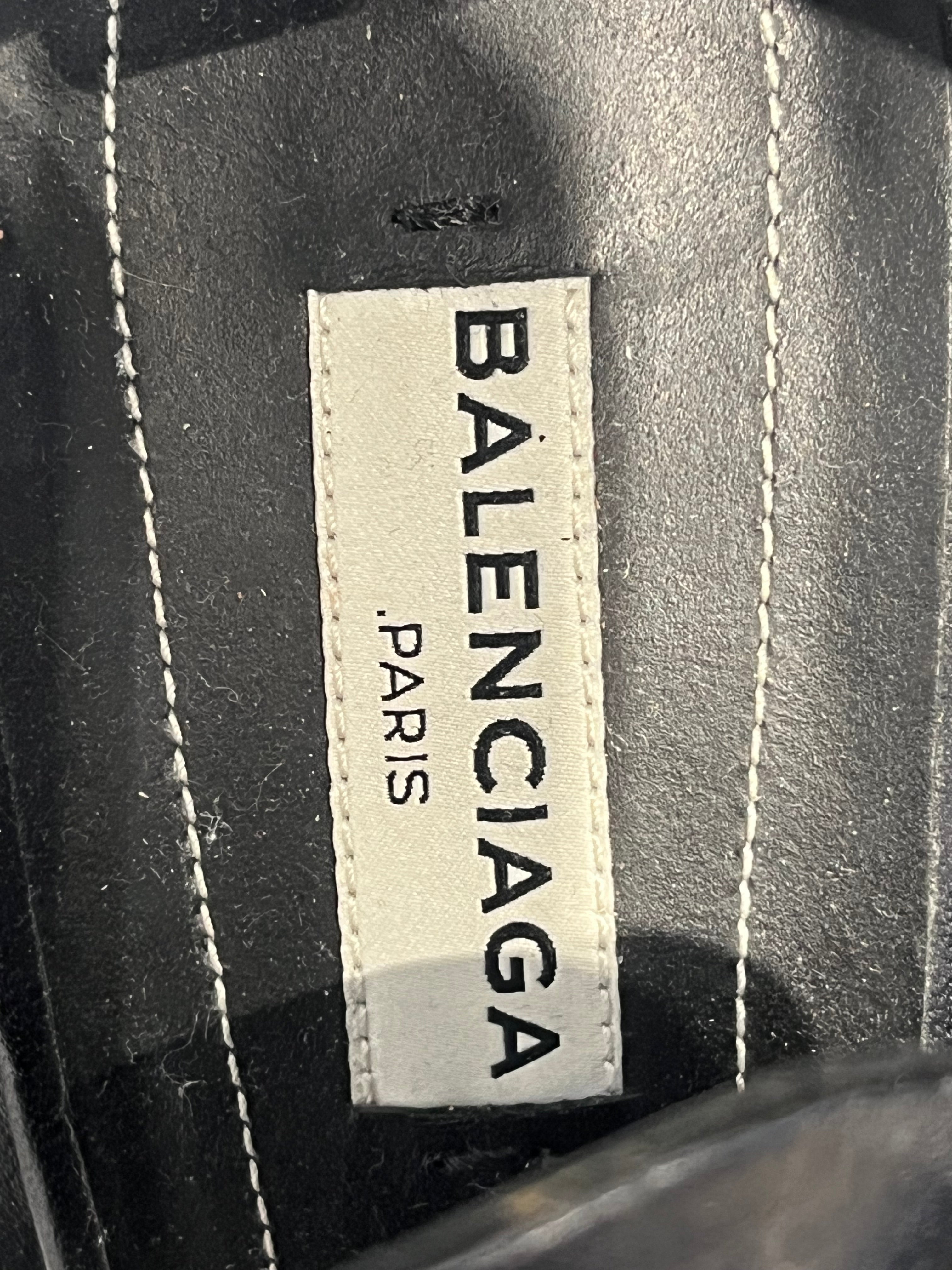 BALENCIAGA/Sandals/EU 40/Leather/BLK/Open-Toe/GLADIATOR-STUDDED view 8