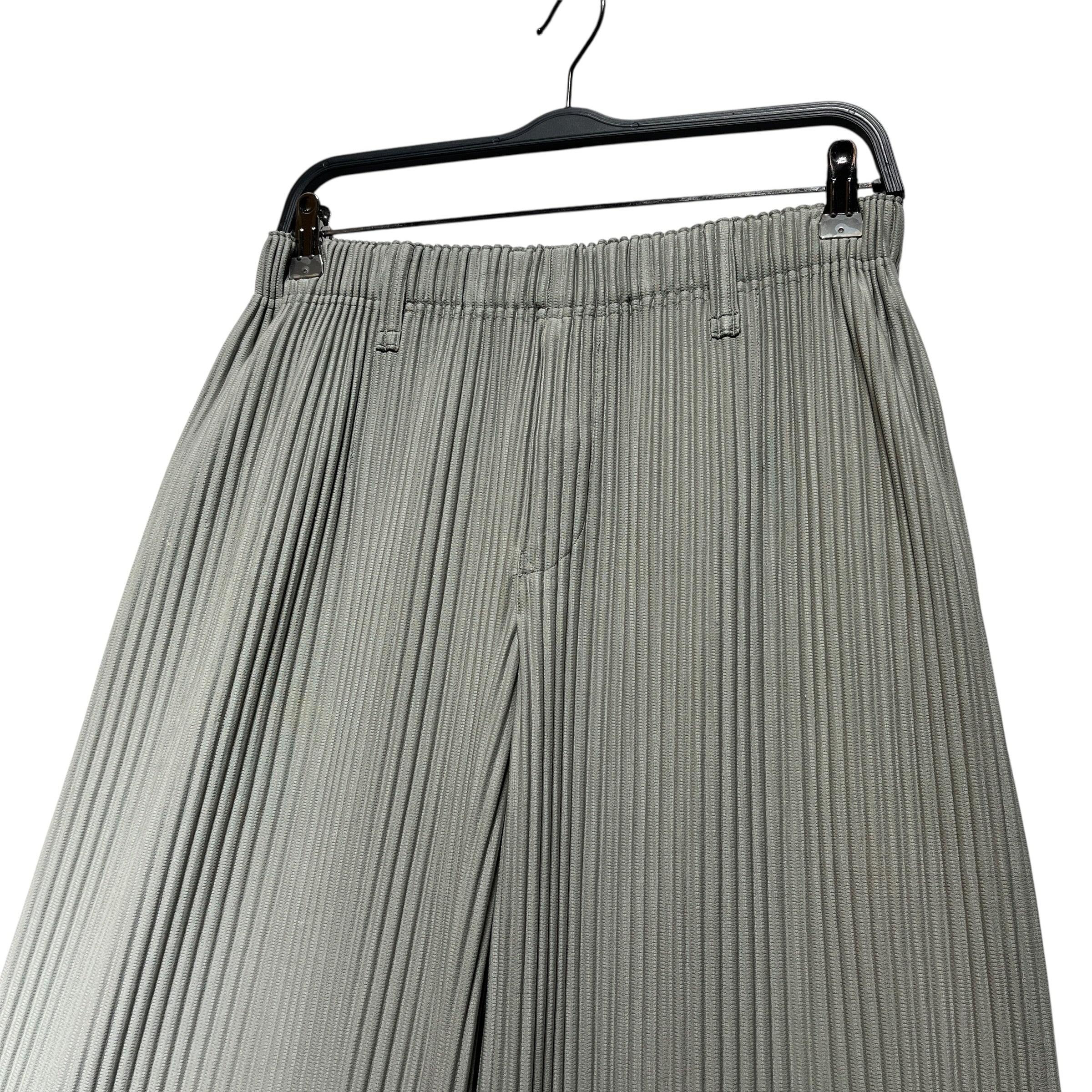 HOMME PLISSE ISSEY MIYAKE/Pants/1/Polyester/GRY/Belt Loop Trousers view 2