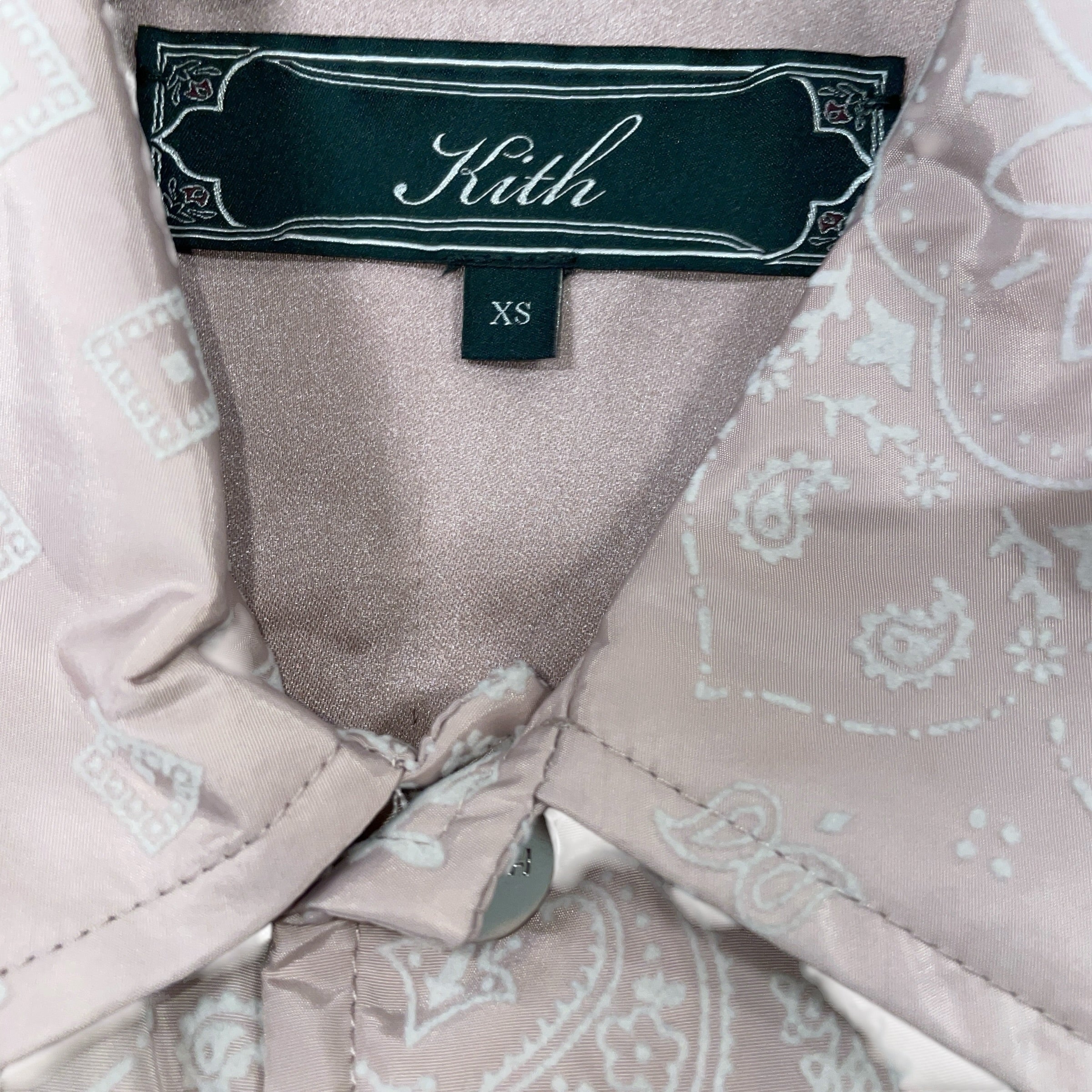 KITH/Blouson/XS/Nylon/PNK/BANDANA NYLON JACKET view 3