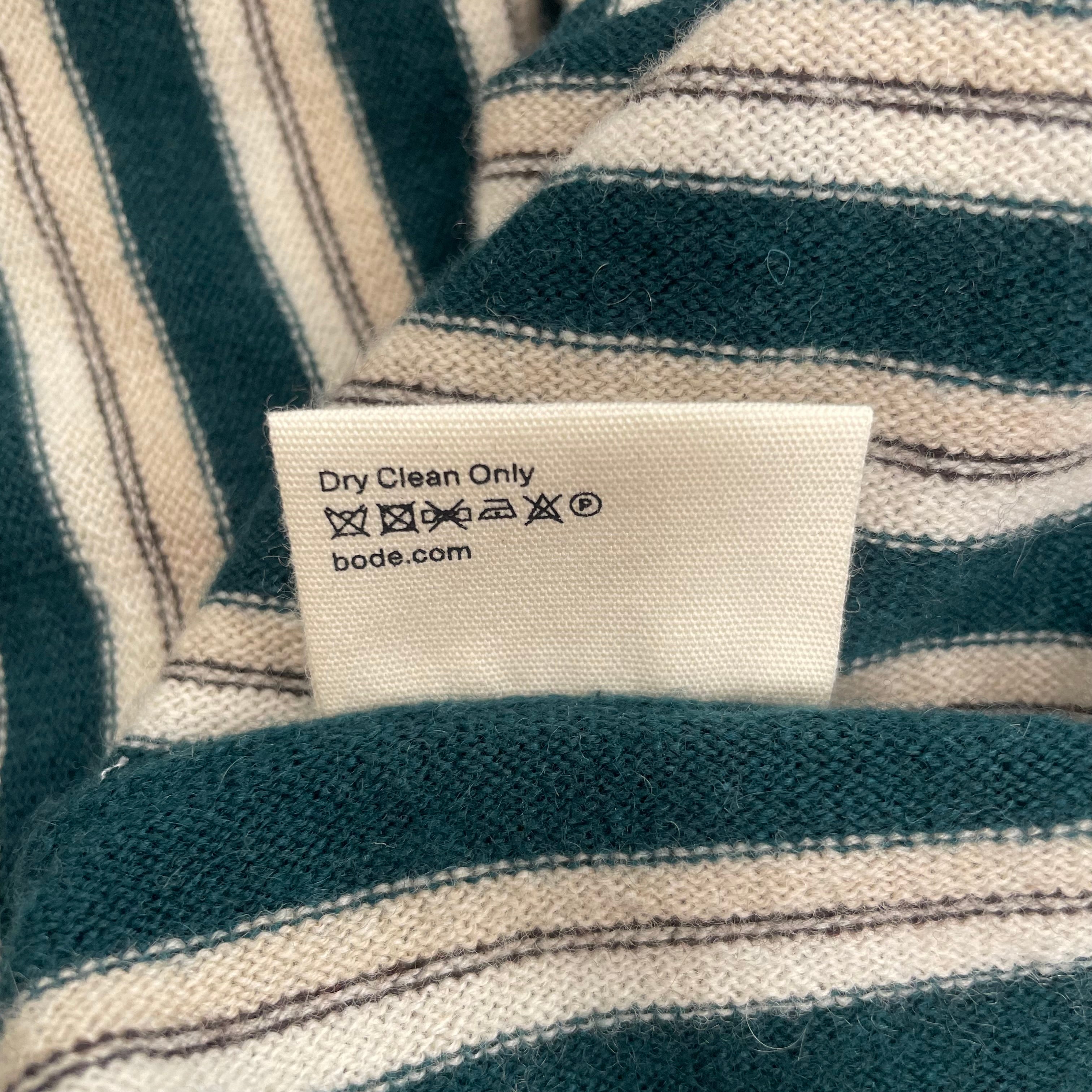 BODE/Cardigan/S/Stripe/Cotton/GRN/HOGAN STRIPE CARDIGAN view 5