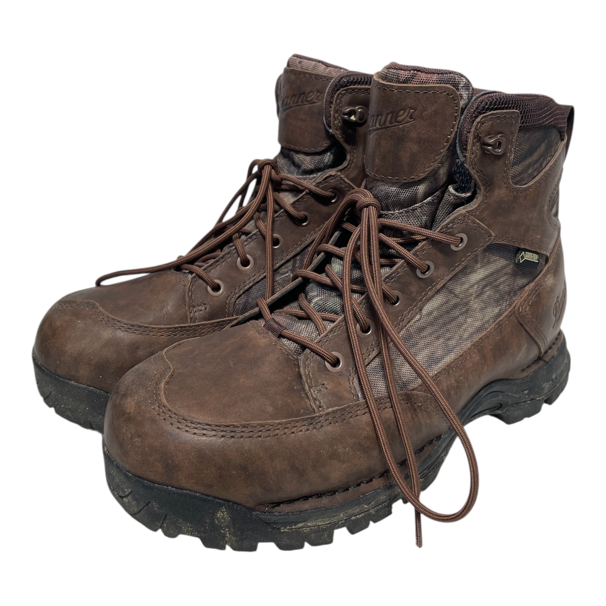 Danner/Trekking Boots/US 9.5/Camouflage/BRW/Side Gore/real tree camo view 1