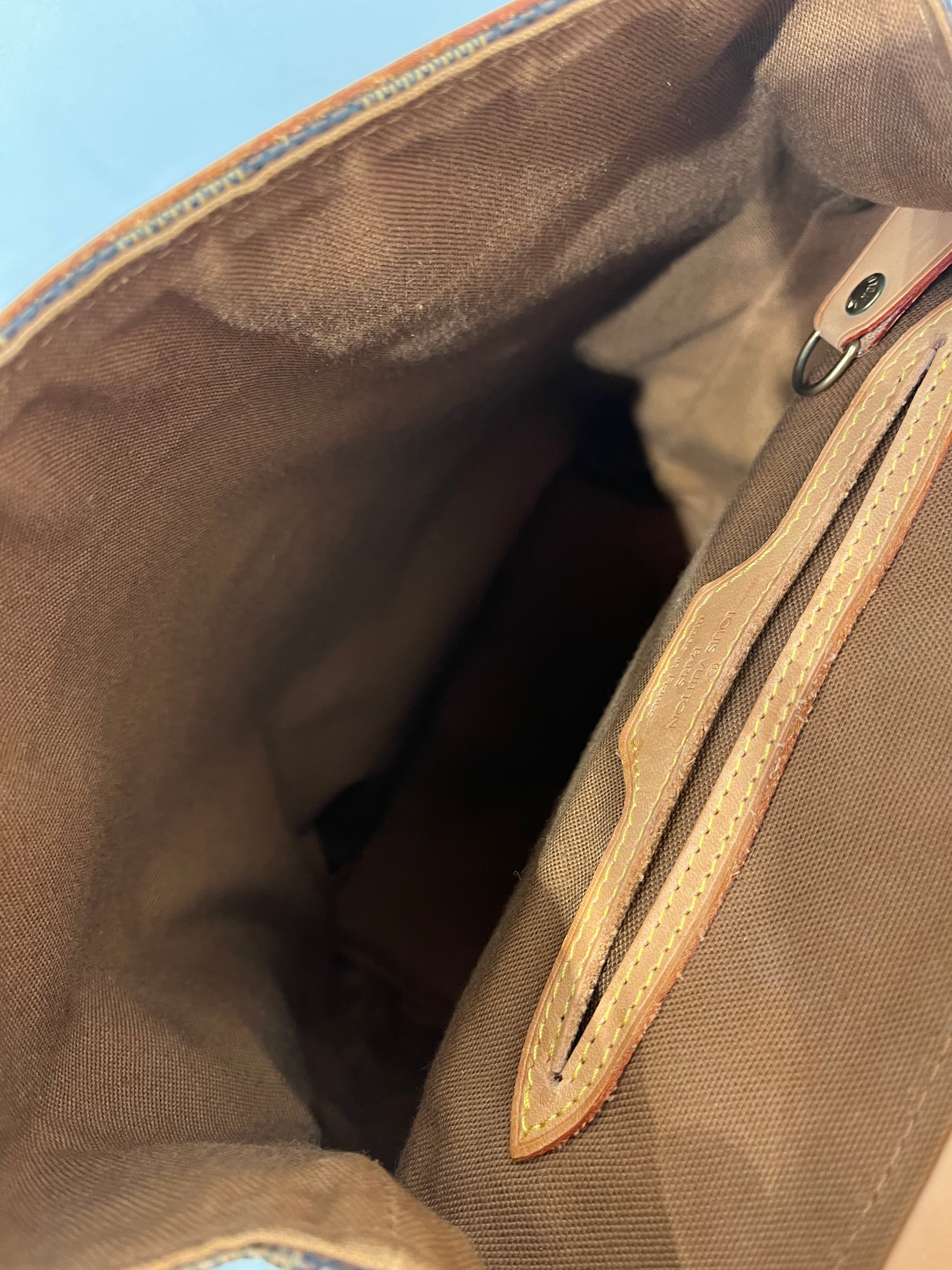 LOUIS VUITTON/Backpack/Monogram/Leather/BRW/ARLEQUIN SOLO view 4