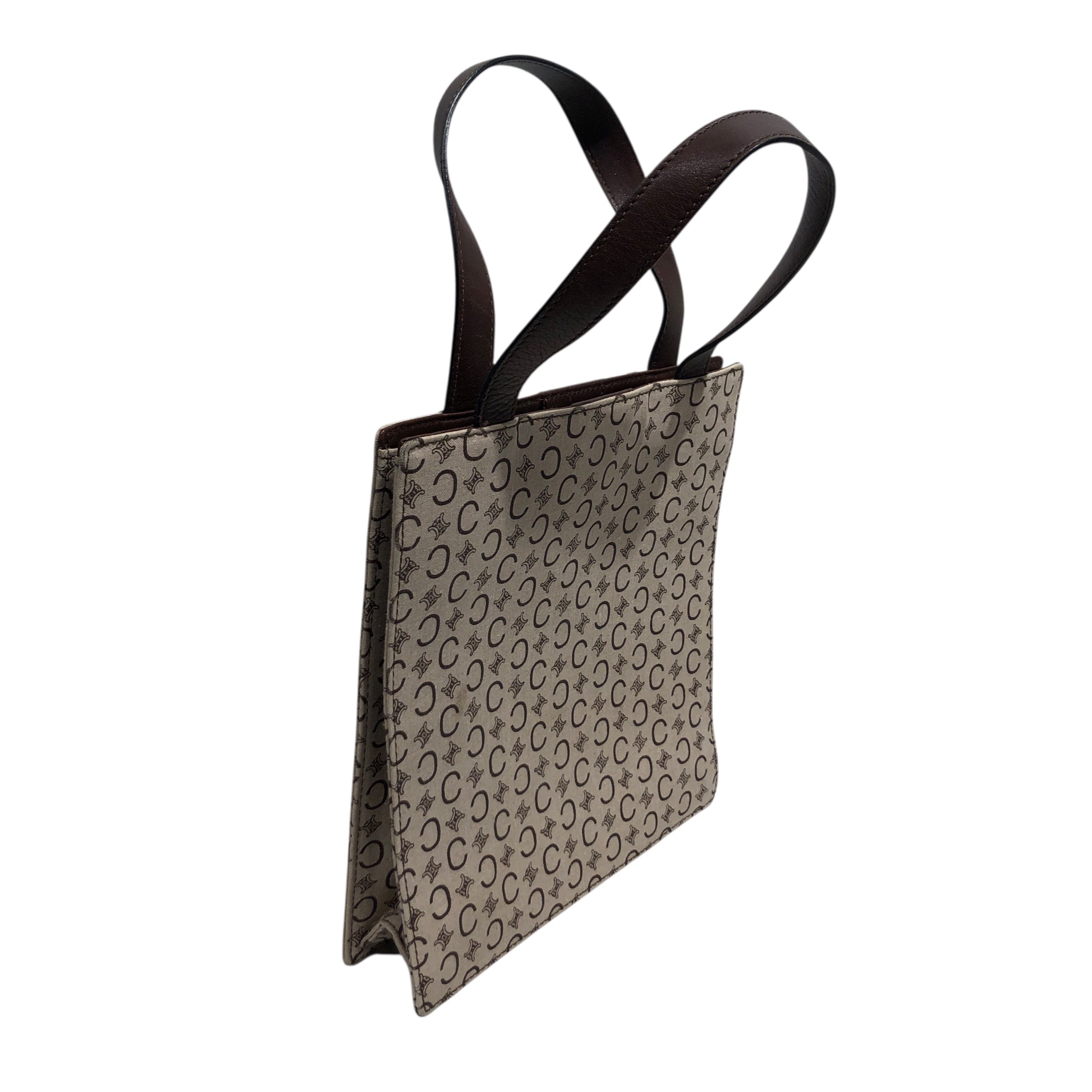 CELINE/Hand Bag/All Over Print/Cotton/BEG/Monogram Small Tote view 5