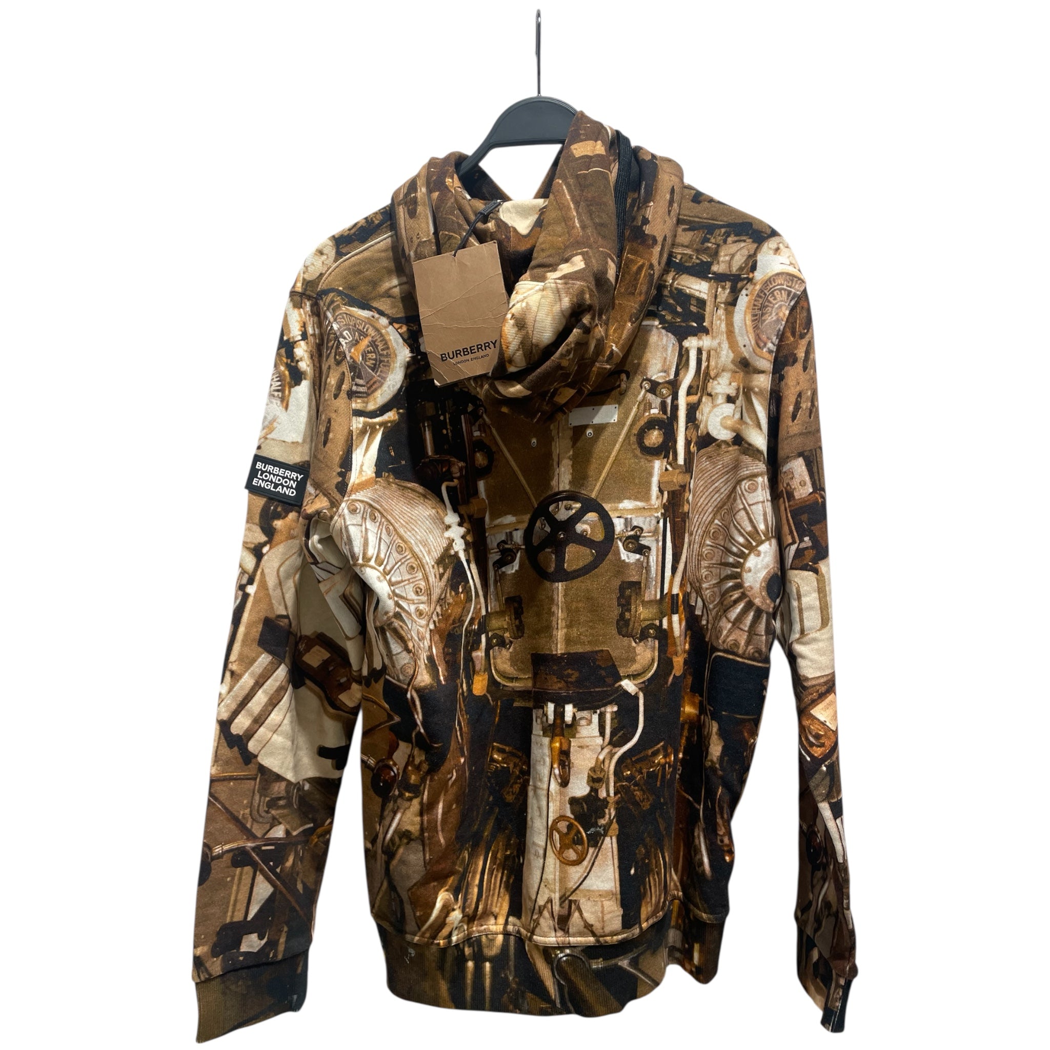 BURBERRY LONDON/Hoodie/M/All Over Print/Cotton/CML/Mechanic Submarine Hoodie view 2
