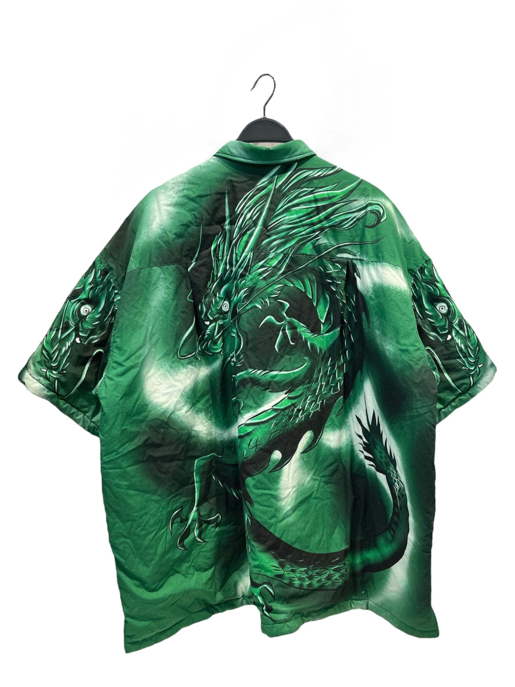 BALENCIAGA/SS Shirt/44/Cotton/GRN/All Over Print/18SS DRAGON view 2