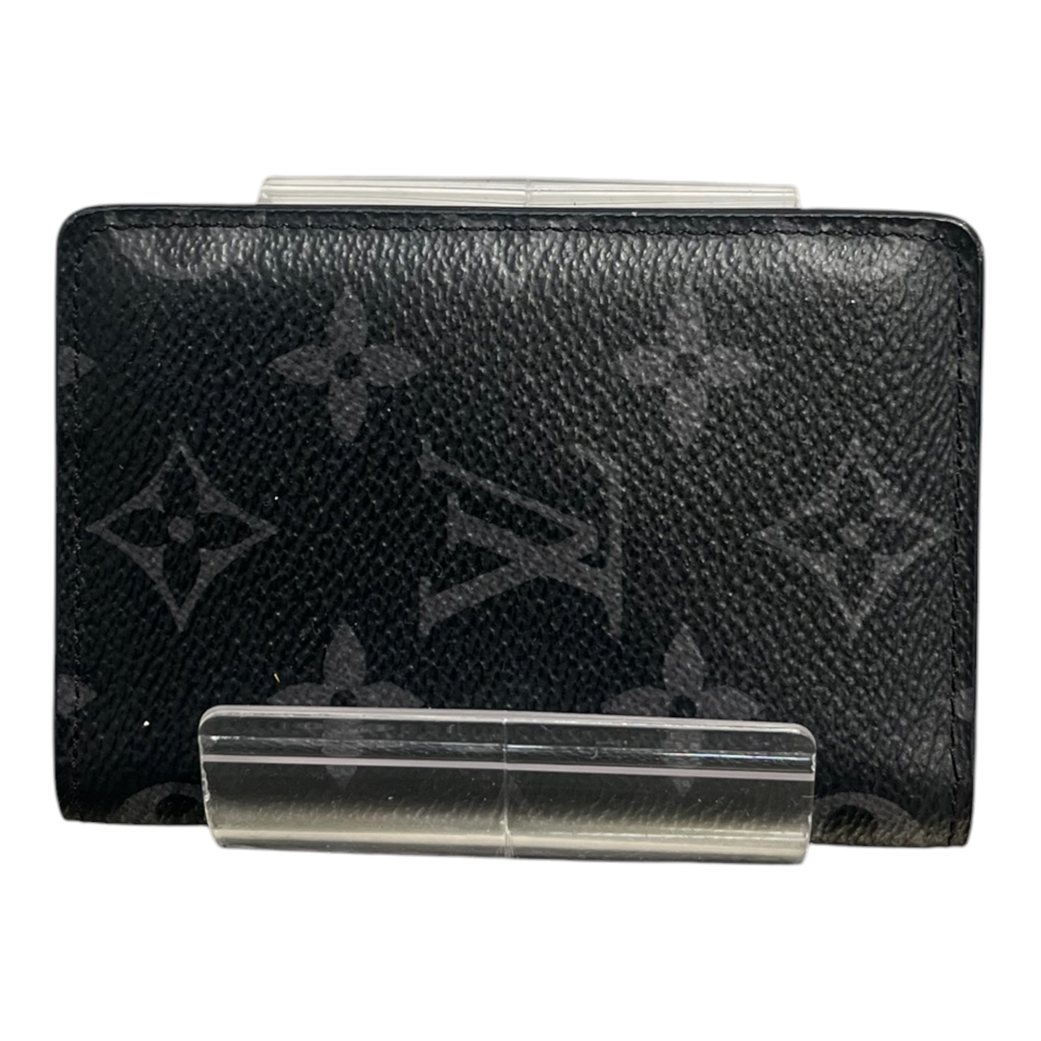 LOUIS VUITTON/Wallet/Monogram/Leather/BLK/M's/MONOGRAM CARD HOLDER view 2