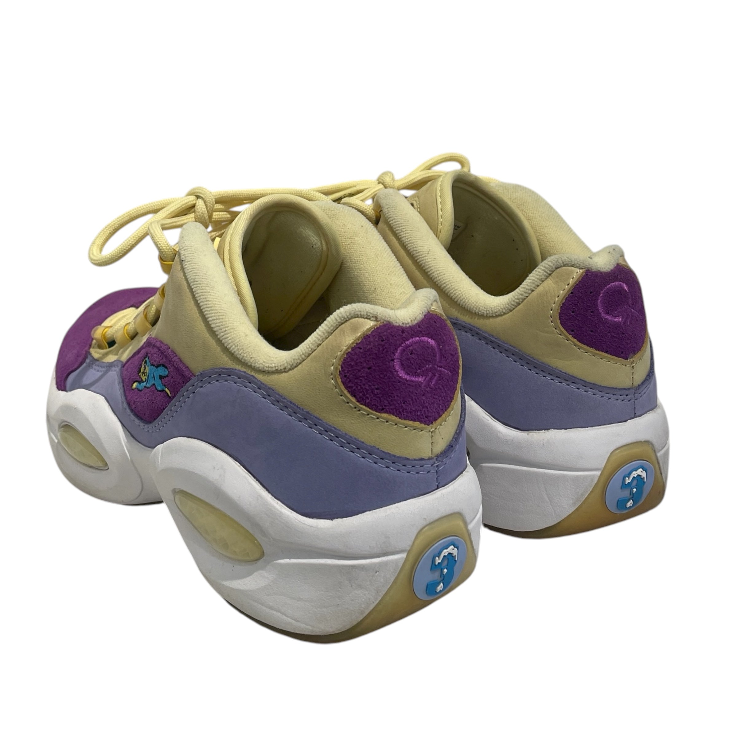Reebok/ICE CREAM/Low-Sneakers/US 8/Leather/YEL/ view 2