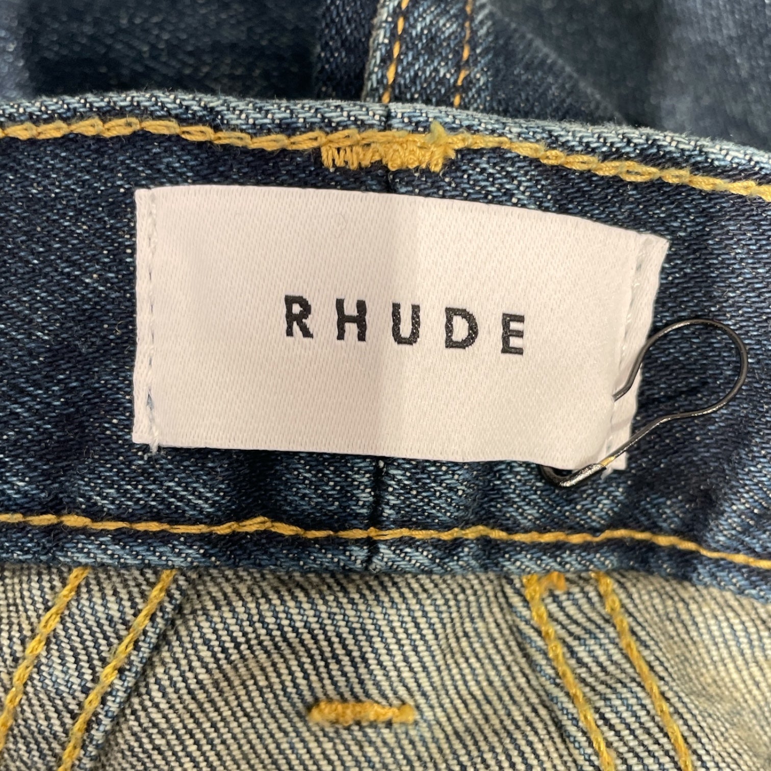 RHUDE/Straight Pants/31/Cotton/BLU/Blue Rhoadster Jeans view 3