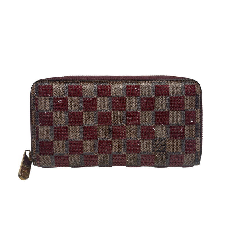 LOUIS VUITTON/Long Wallet/FREE/BRW/DAMIER PAILLETTES