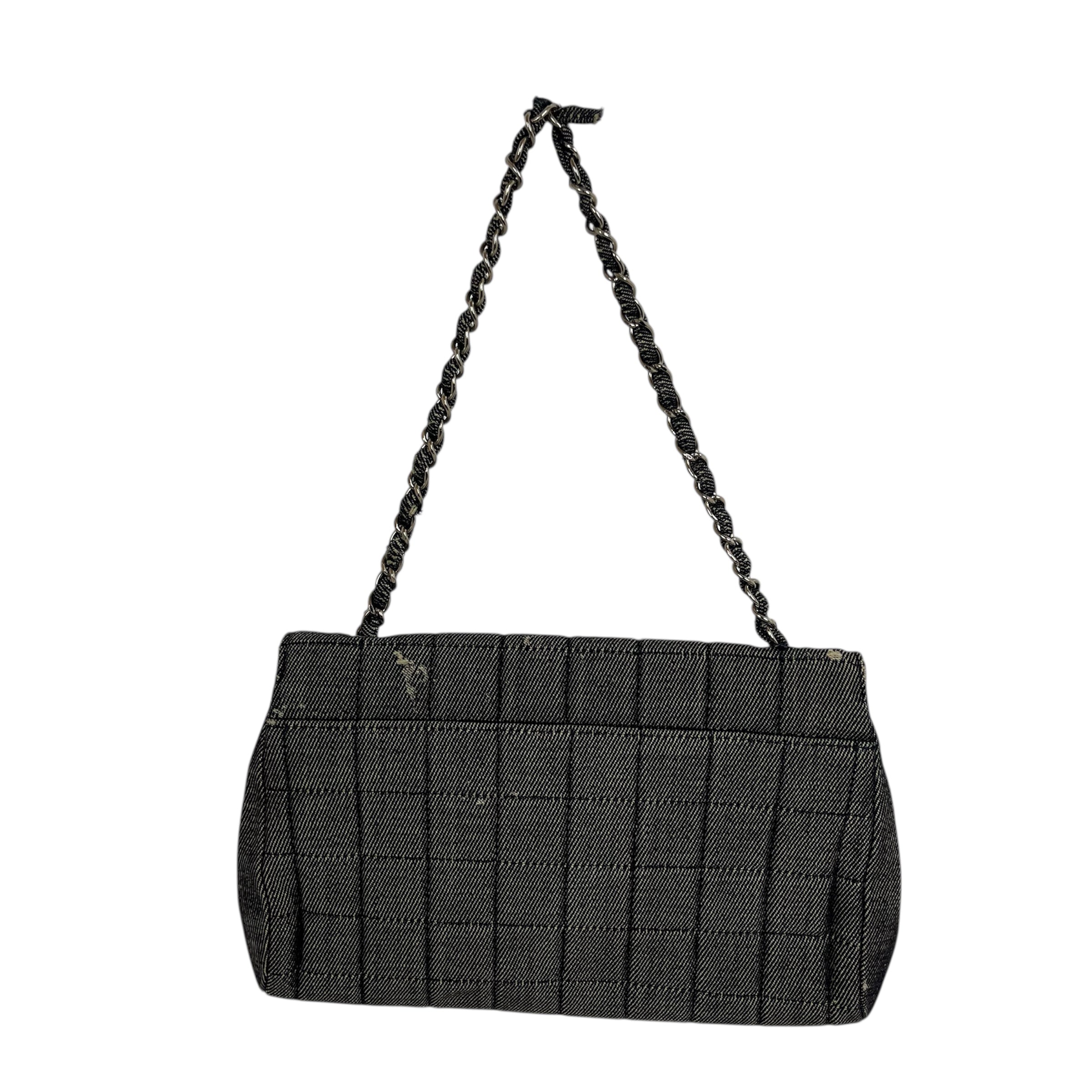 CHANEL/Bag/GRY/quilt denim view 2