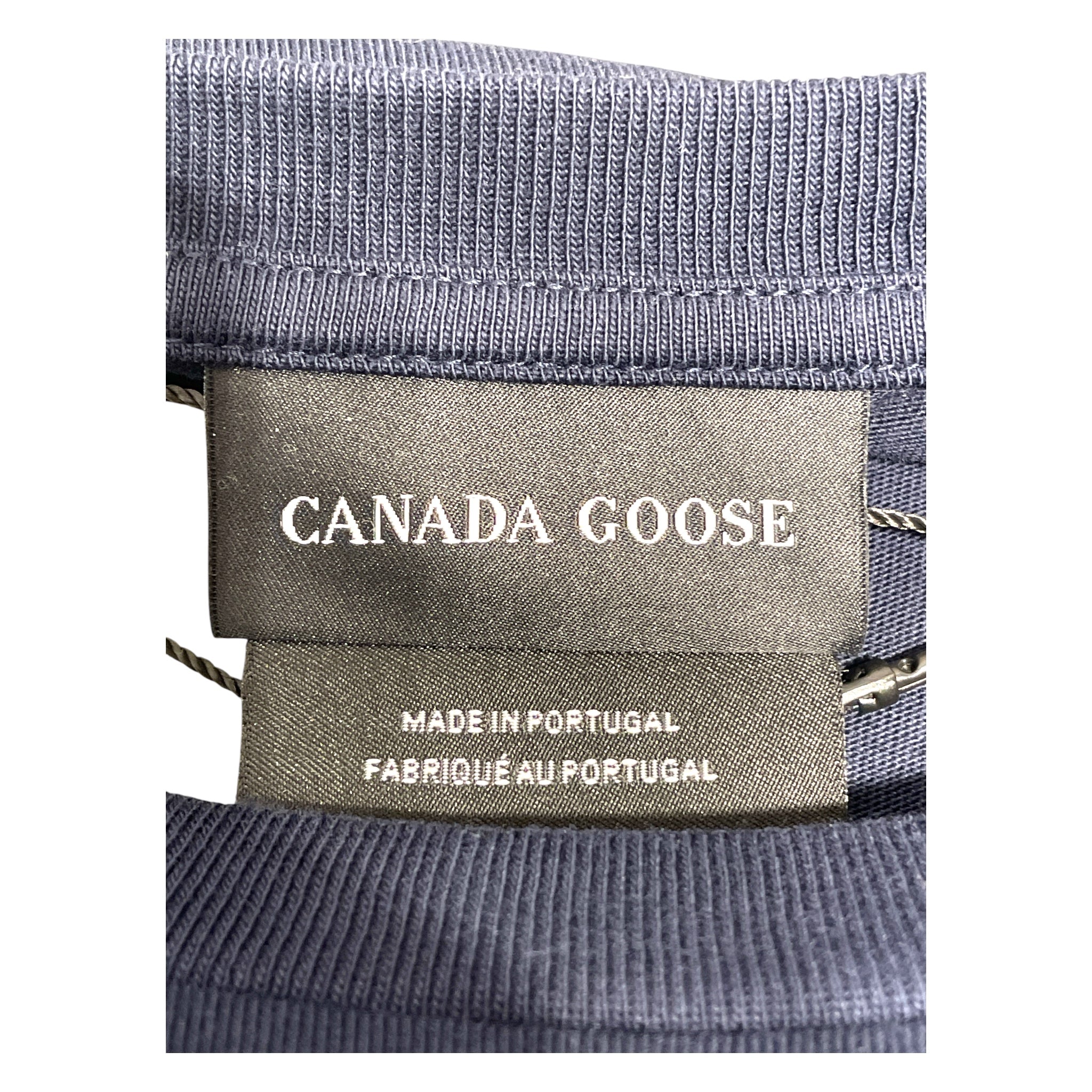 CANADA GOOSE/T-Shirt/L/Cotton/NVY/Chest Logo Tee view 3