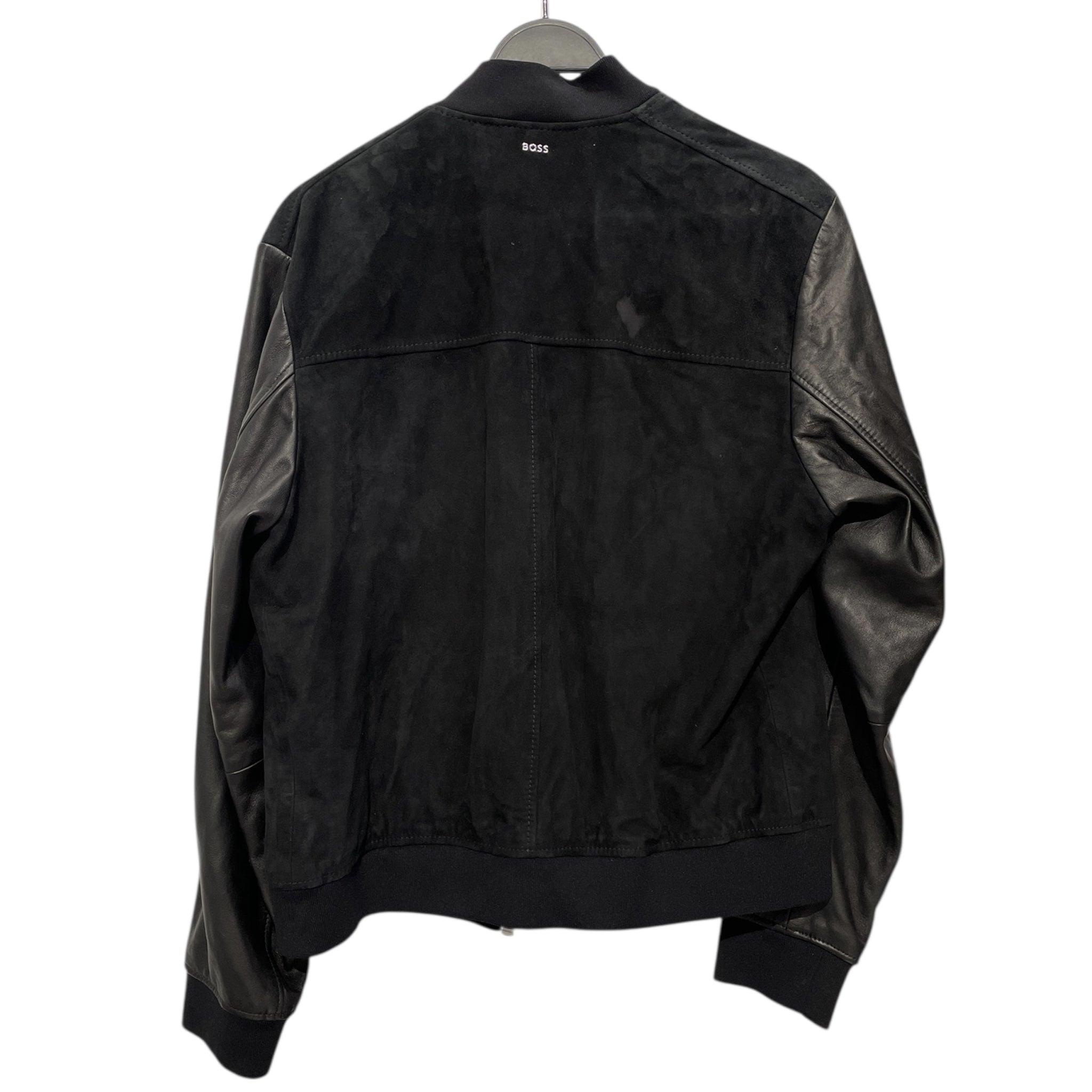 BOSS/Leather Jkt/50/Leather/BLK/Suede Leather Bomber view 2