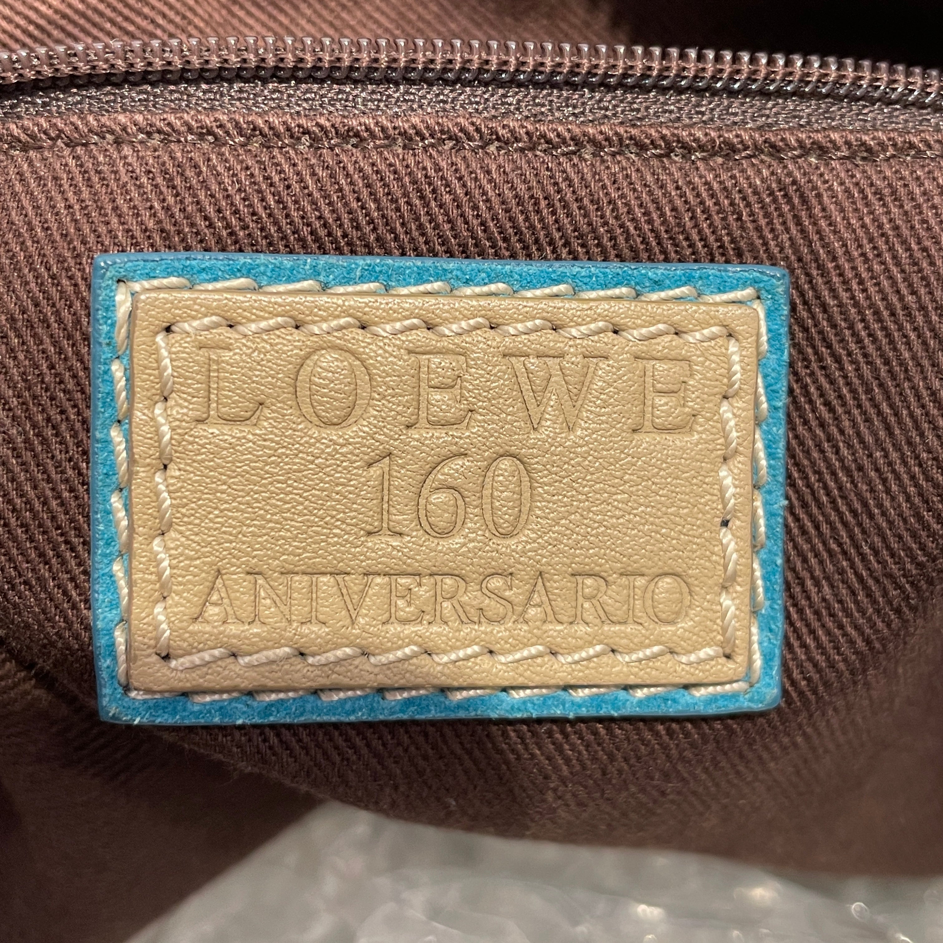 LOEWE/Cross Body Bag/All Over Print/Cotton/CRM/160TH ANIVERSARIO view 3