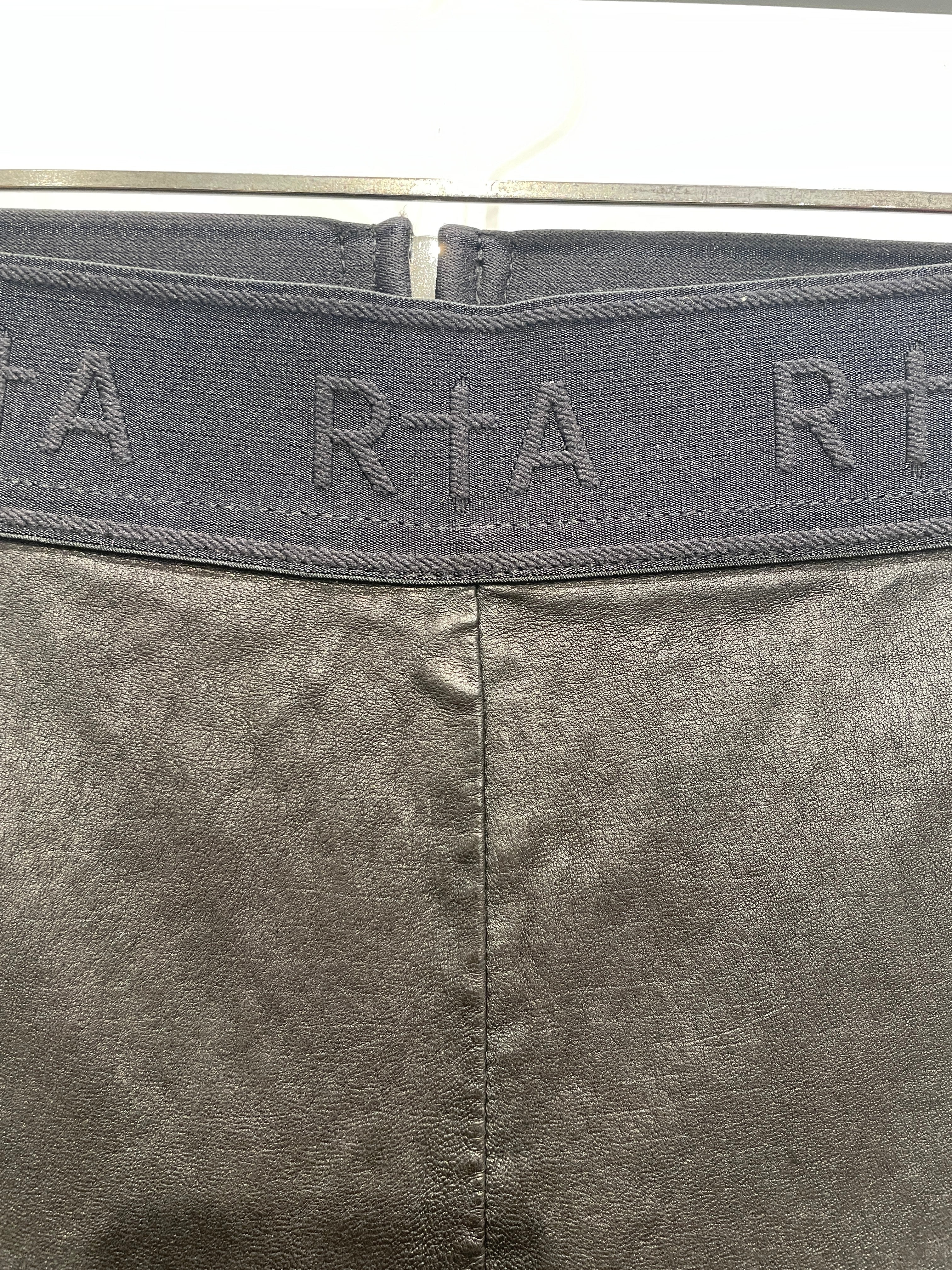 RtA/Skinny Pants/L/Lambskin/BLK/BACK ZIPPER view 3